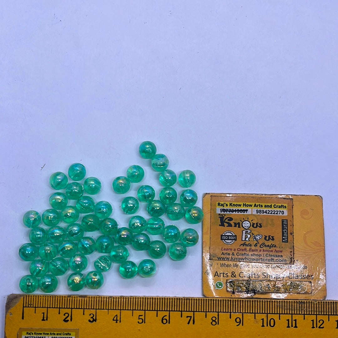 Crystal round beads 100g 1