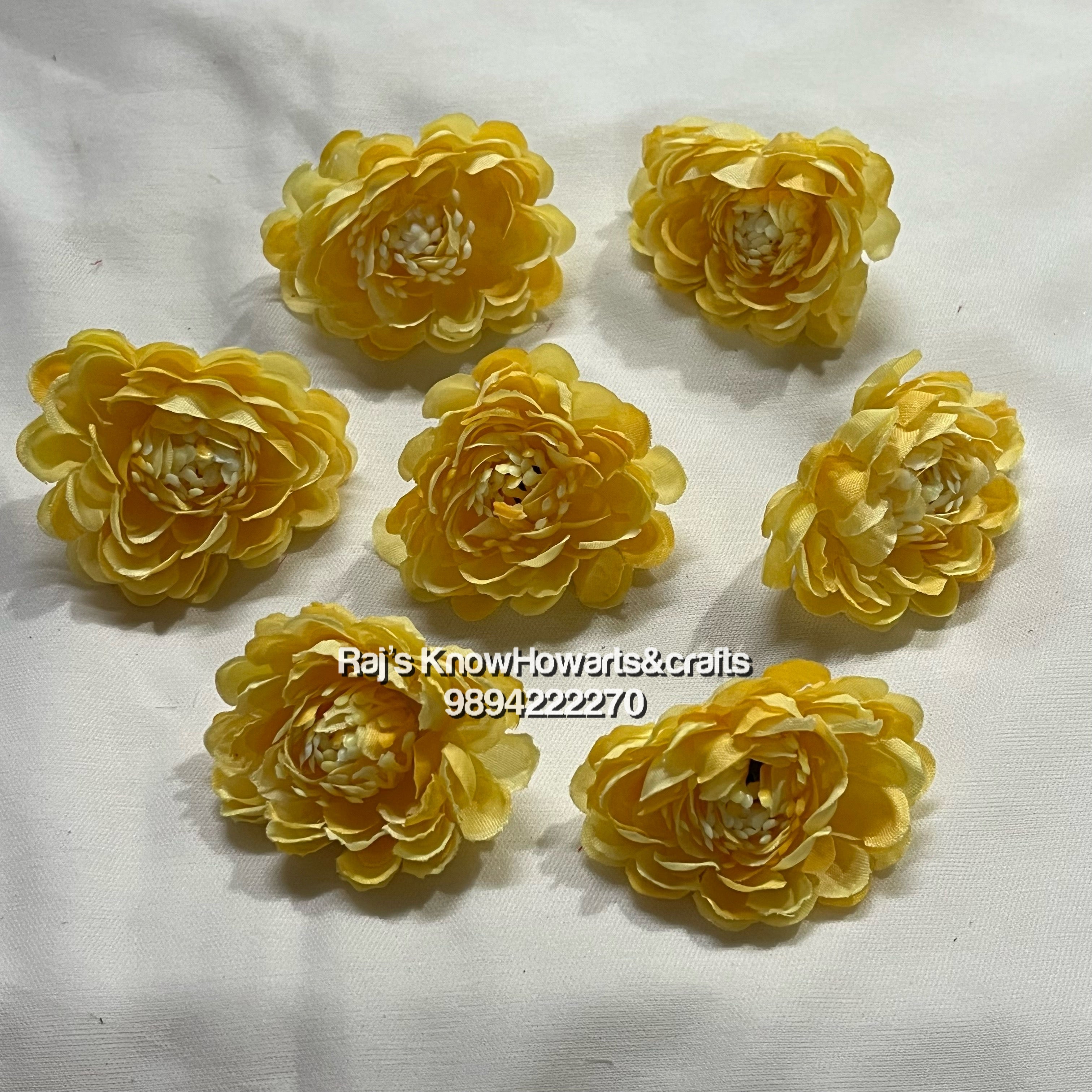 Dhalias Yellow- 10 pc in a pack