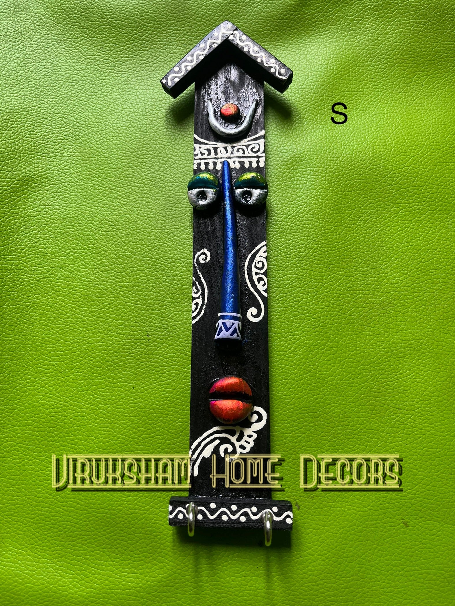 Tribal Keyring Holder Art WSKH 506 approximately 2*8 inches - S