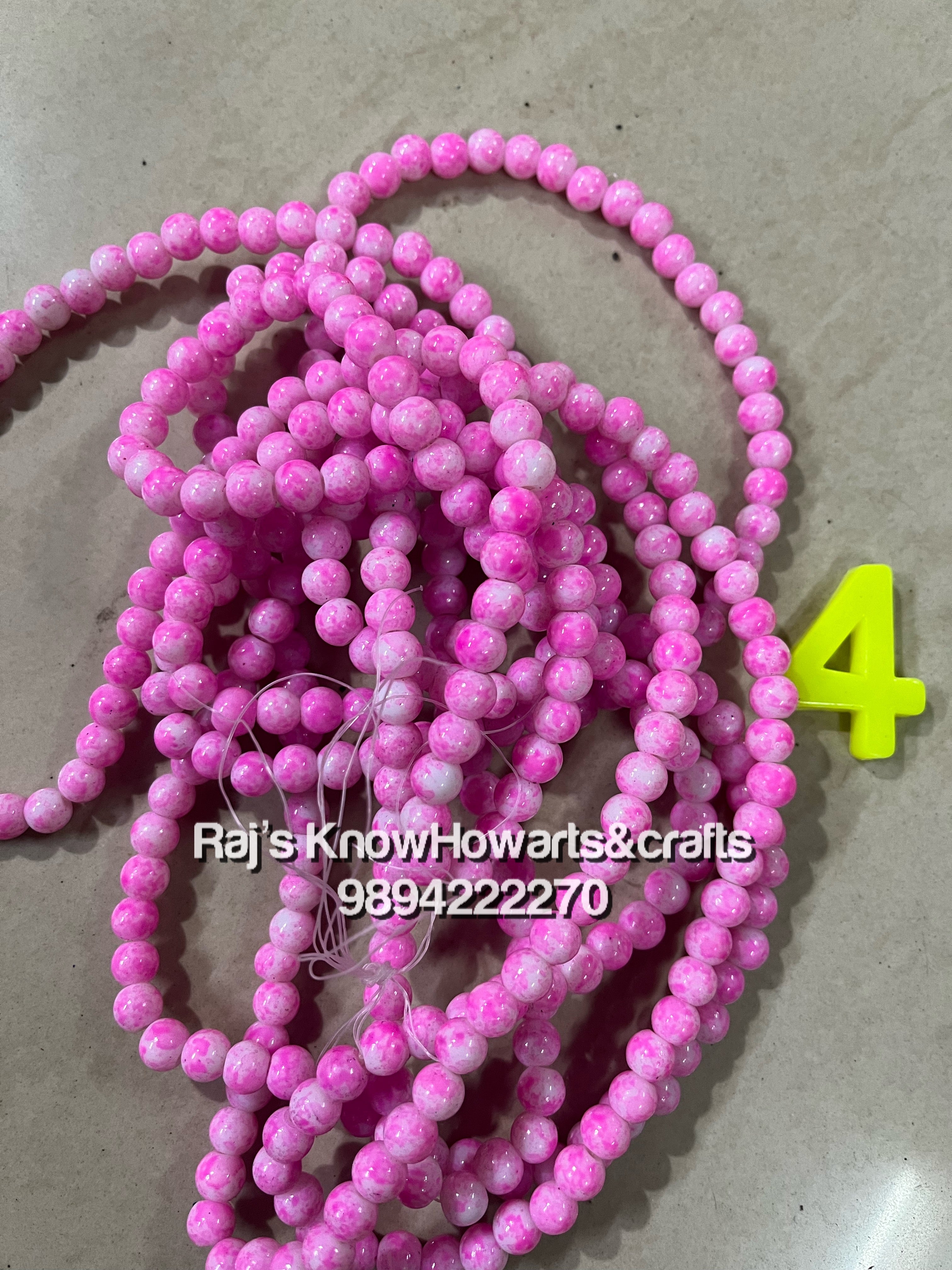 Marble beads - 4