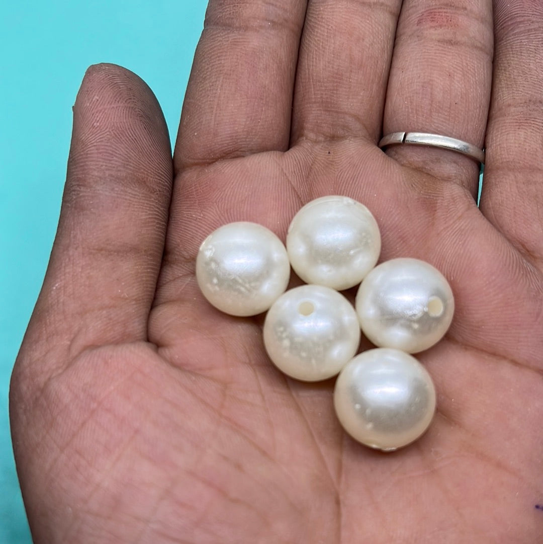 14mm Round  Pearl   25 g