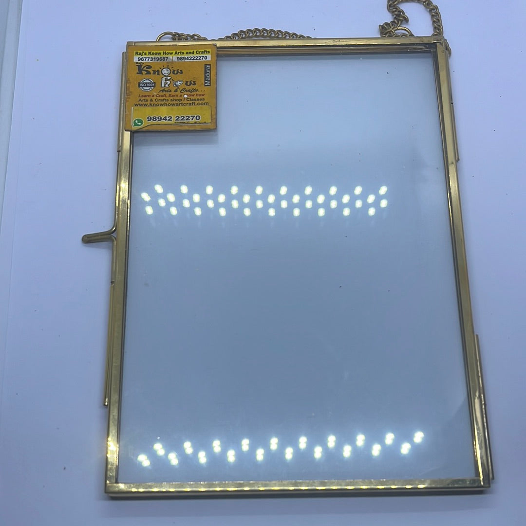 photo frame rectangle gold color 5X7 inch