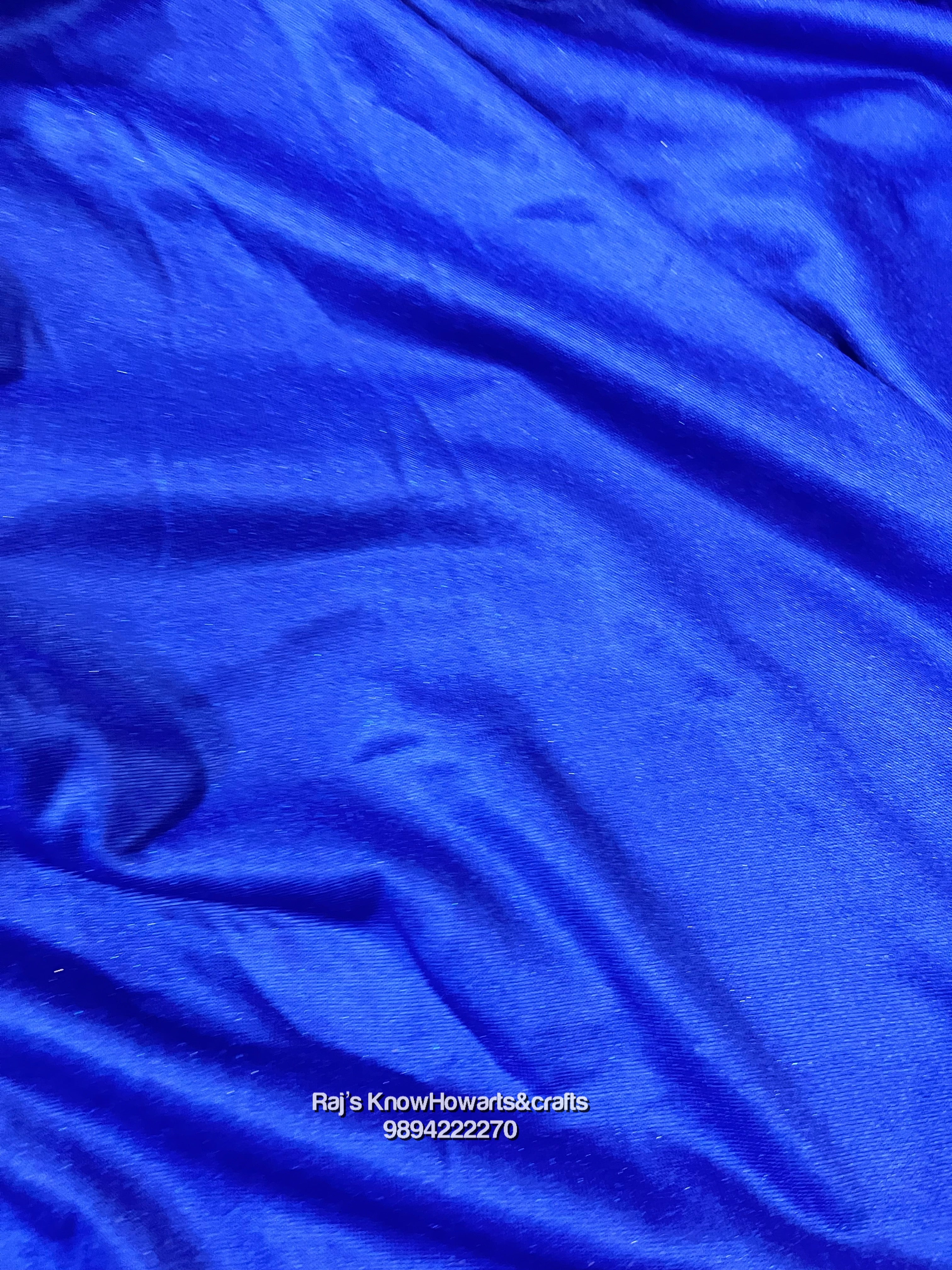 velvet cloth Royal blue - 1 meter