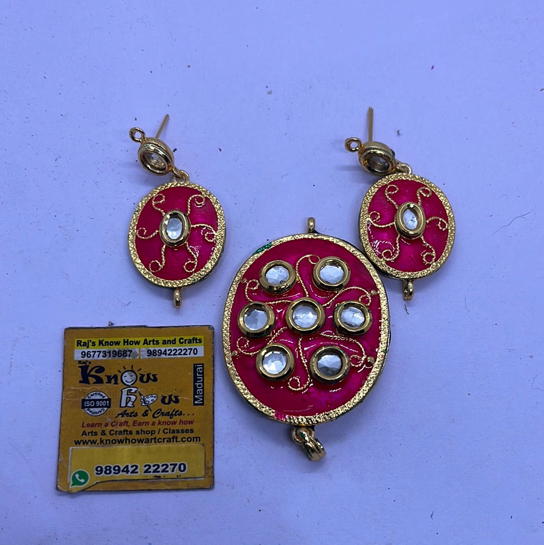 Color plated pendant jewelry making