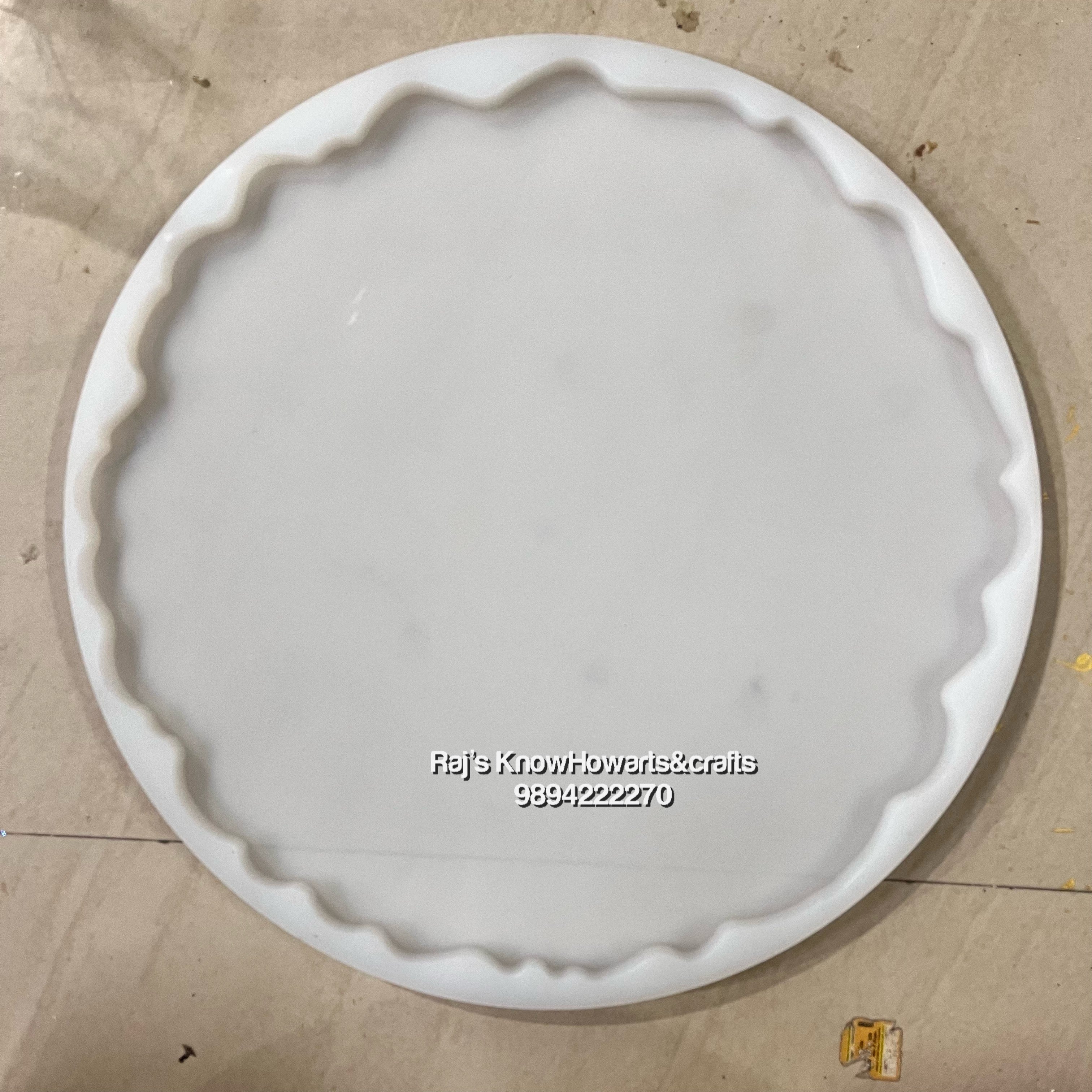 16 inch agate Round Resin mold