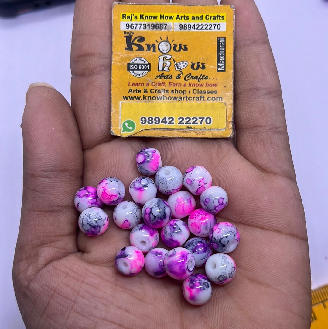 4mm round small beads 50g in a pack