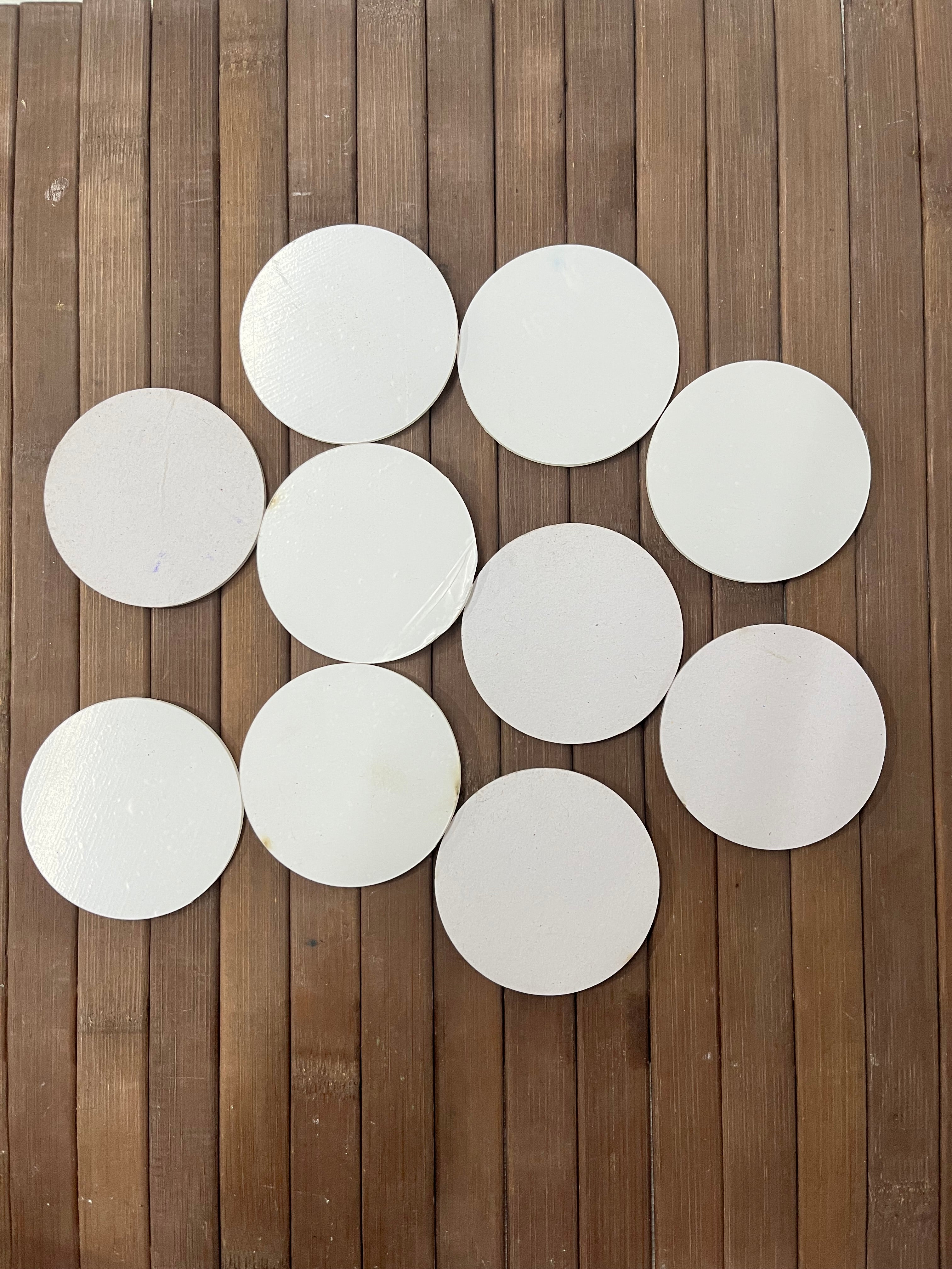 2 inch round transparent acrylic sheet-10 picec