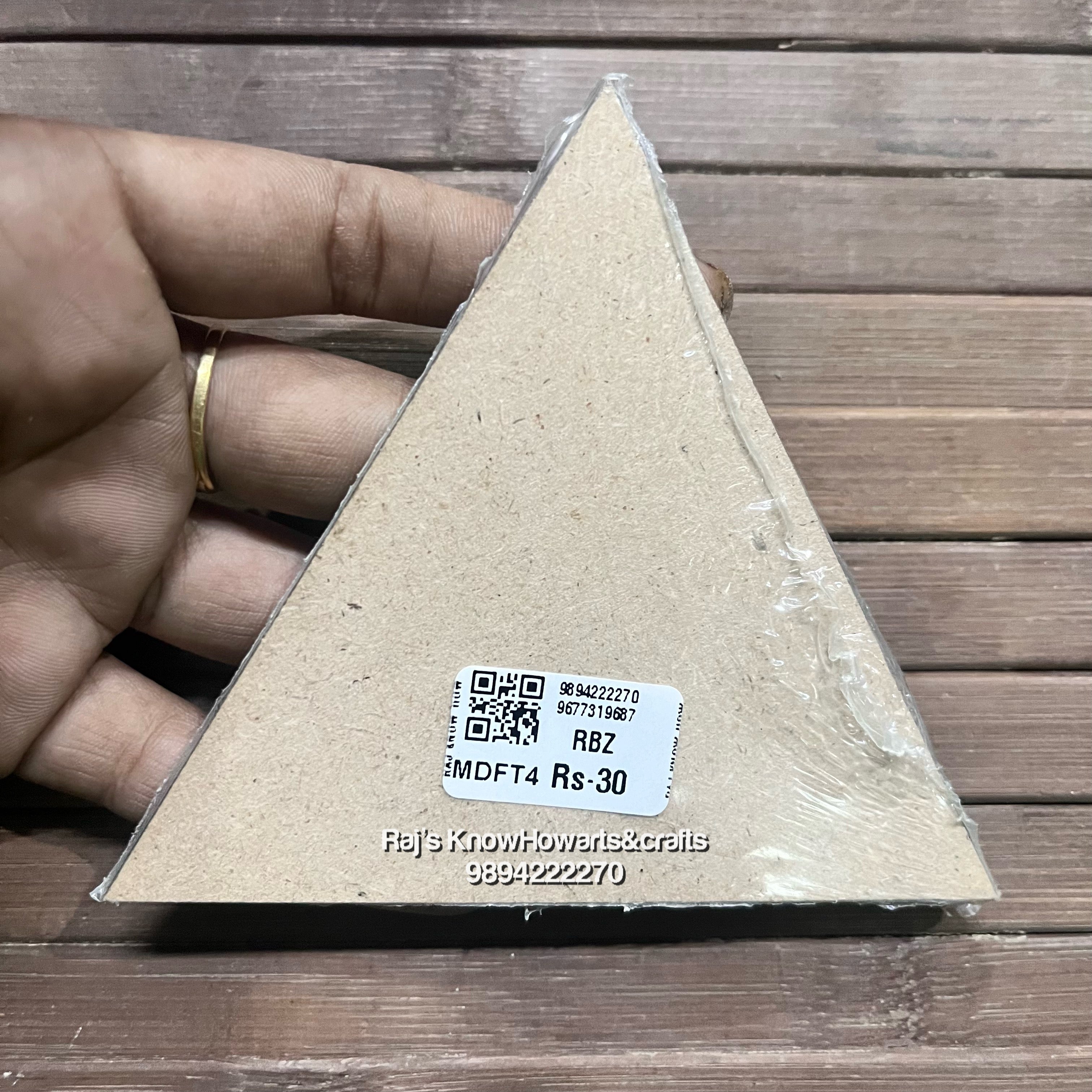 MDF Triangle 4 inch