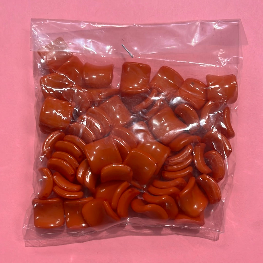 Red Plastic Bead-50g