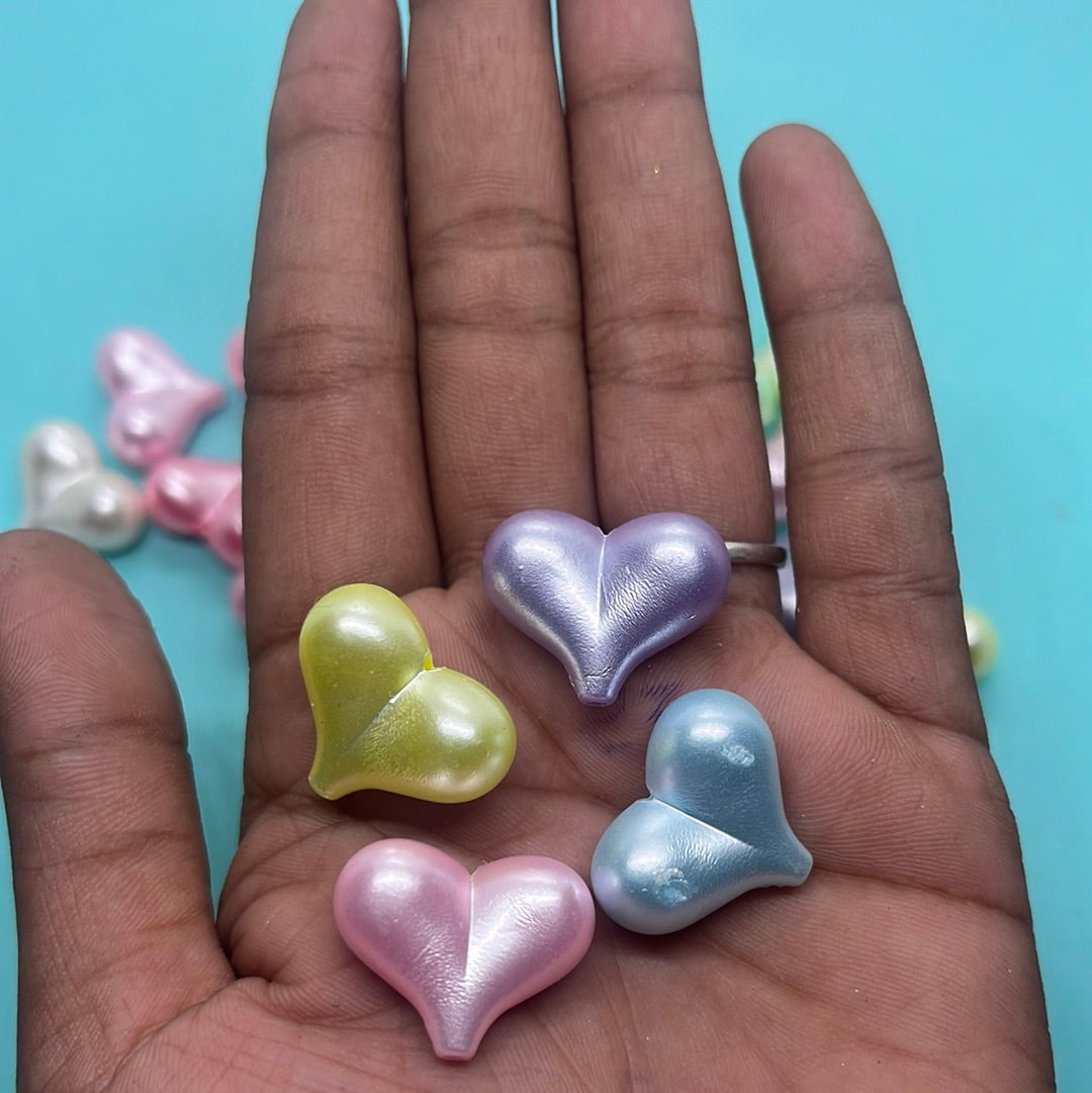 Pastel color design beads -50g 2