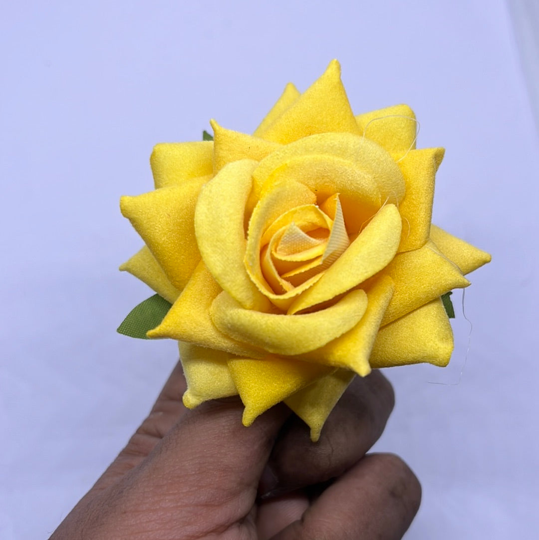 Yellow beautiful big  flower in 10 piece