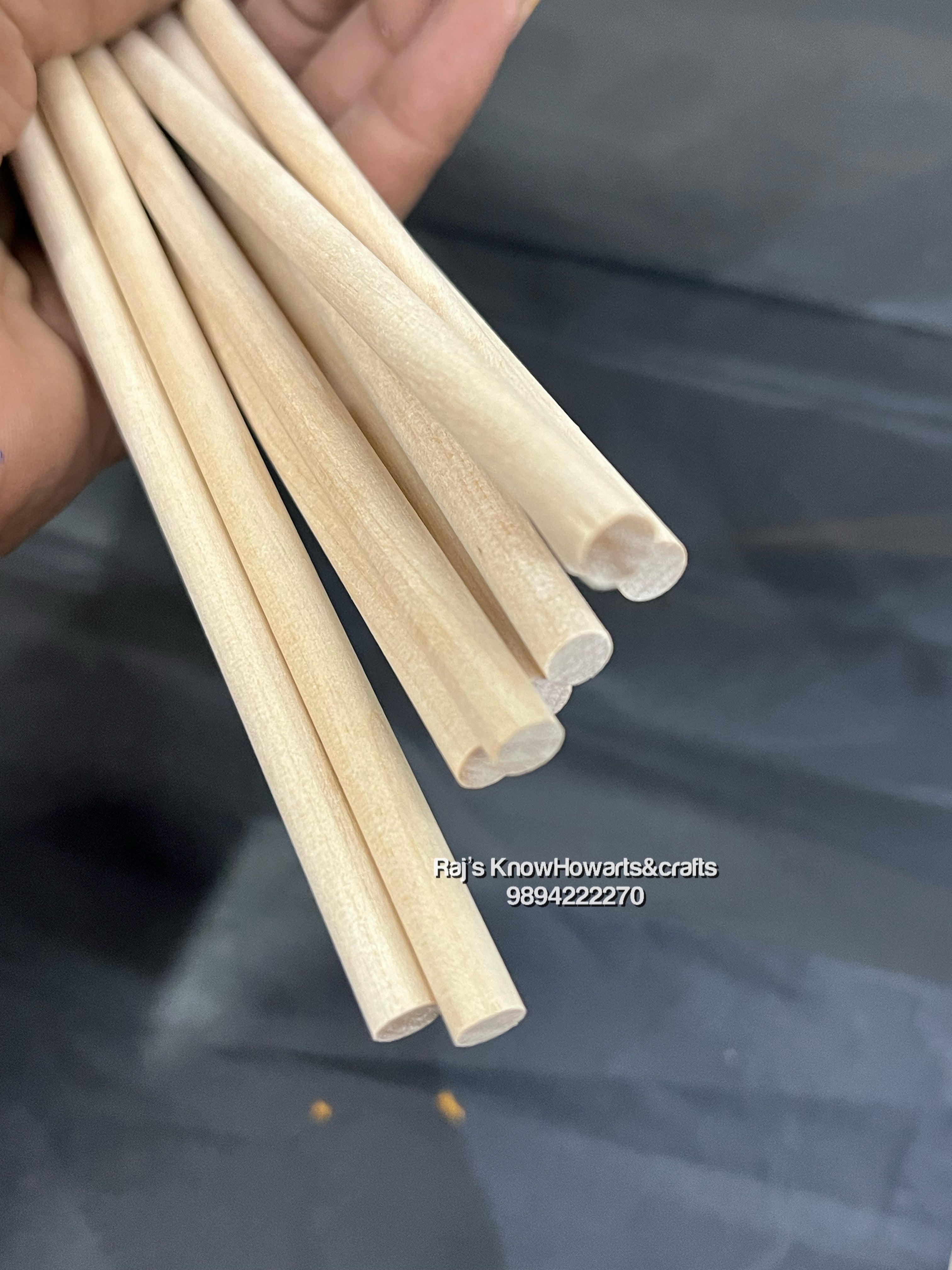 Wooden stick 30cmx6mm 10 stick - CD2