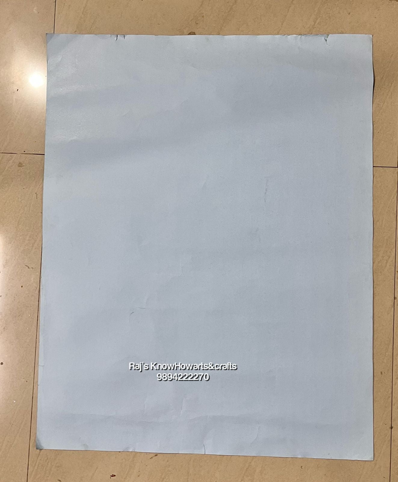 White Chart White Chart 100gsm normal -10 charts – KnowHowArtCraft