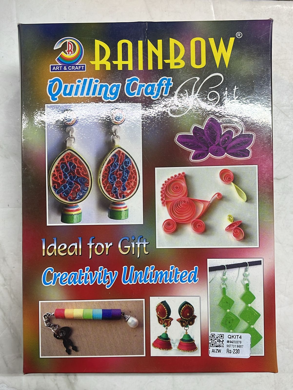 Quilling craft advance kit rainbow