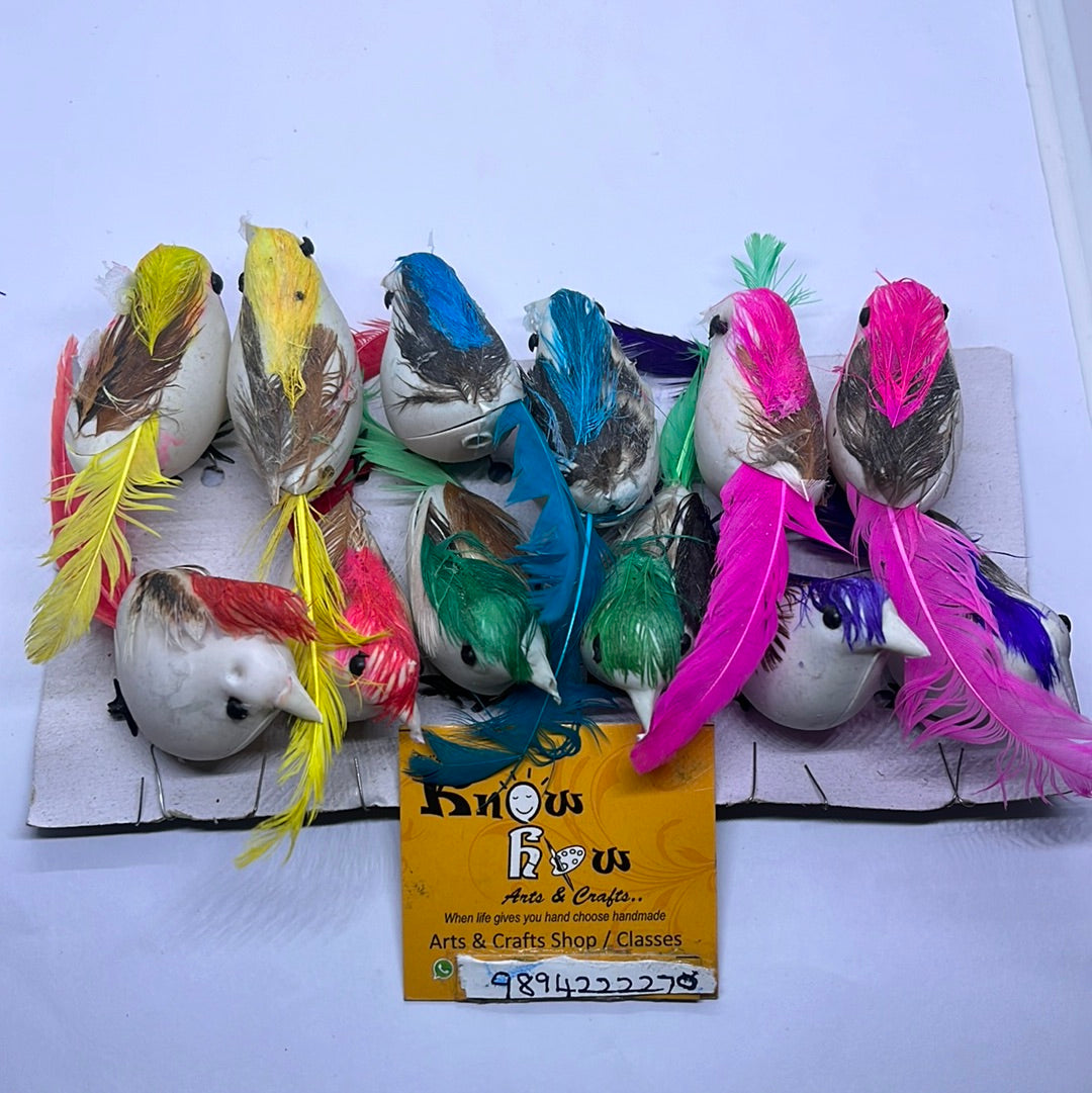 Know how multicolour artificial birds