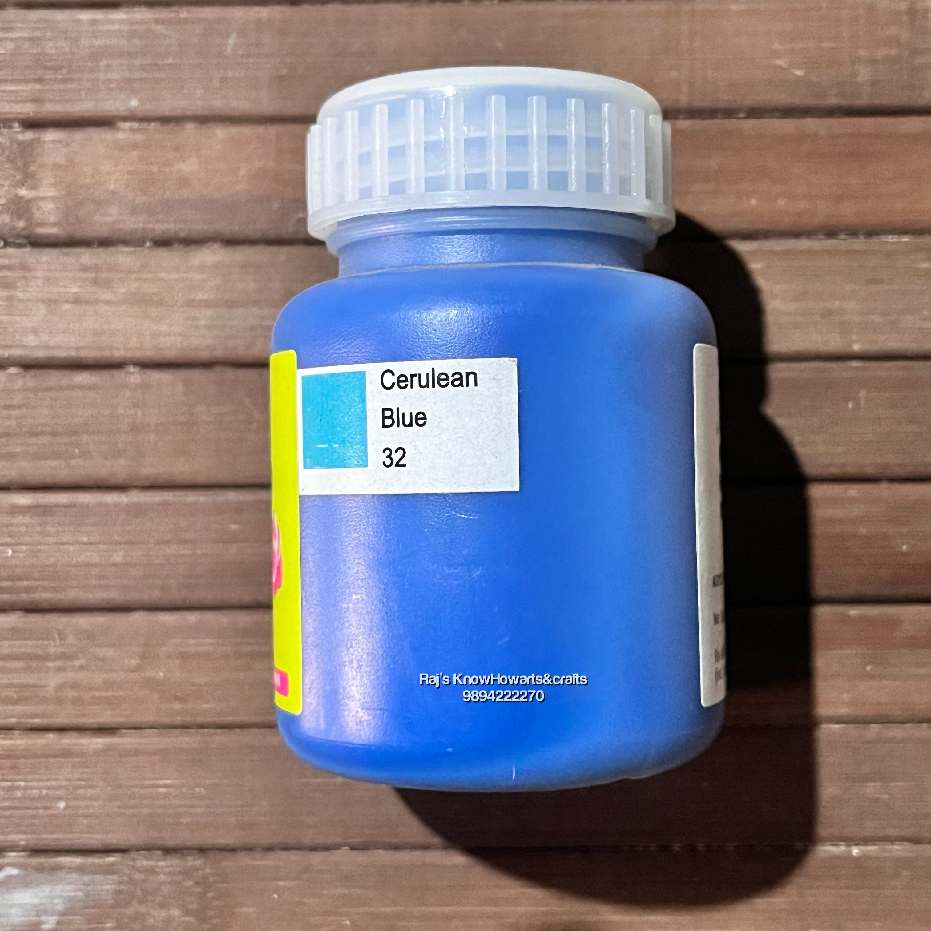 Cerulean Blue 100ml fevicryl Acrylic color -1 bottle