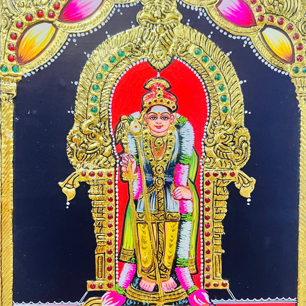 Raja Murugan Tanjore painting 10x12(15days delivery form payment date)1pack