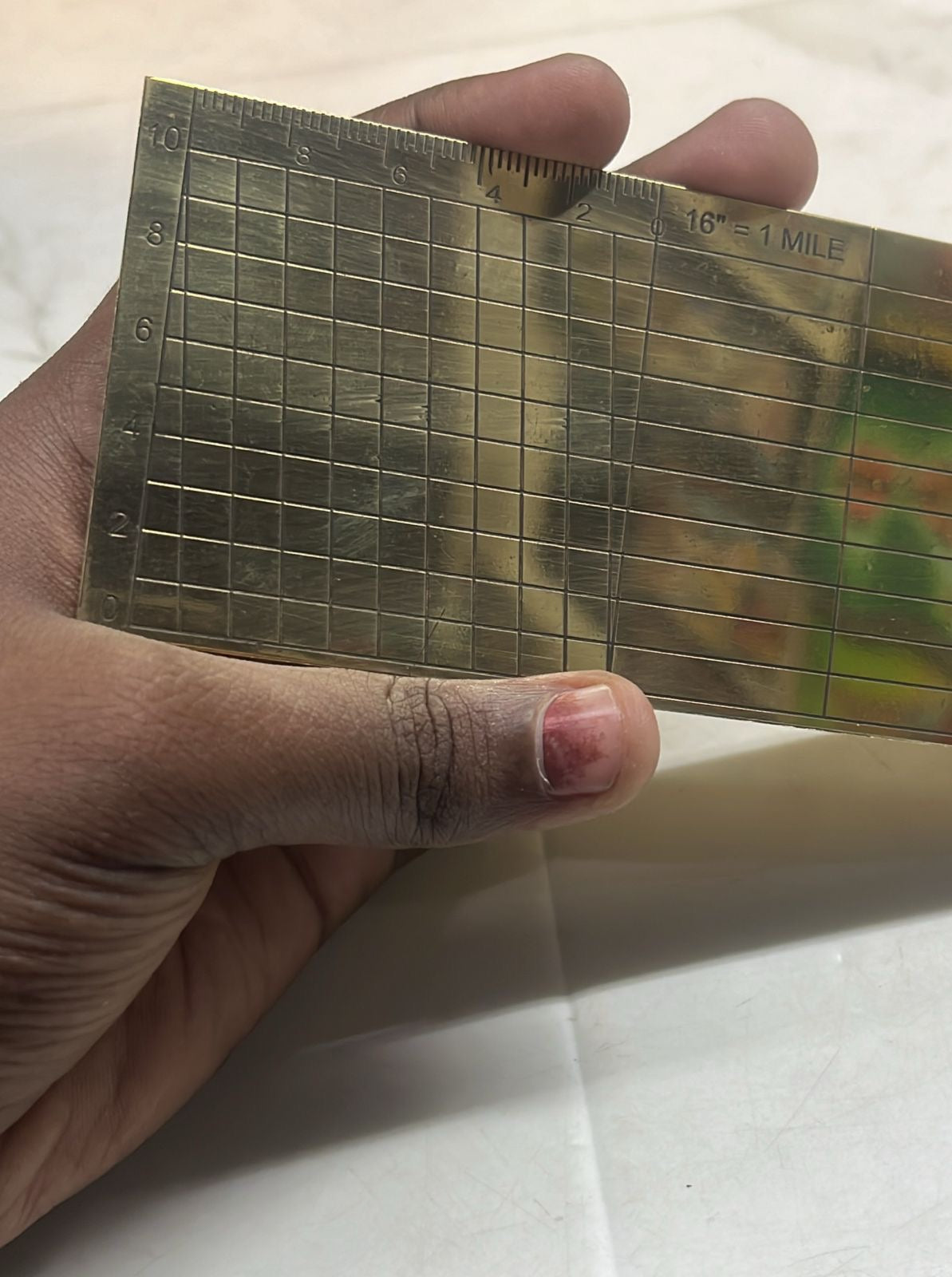 Apex metal diagonal brass -1pack