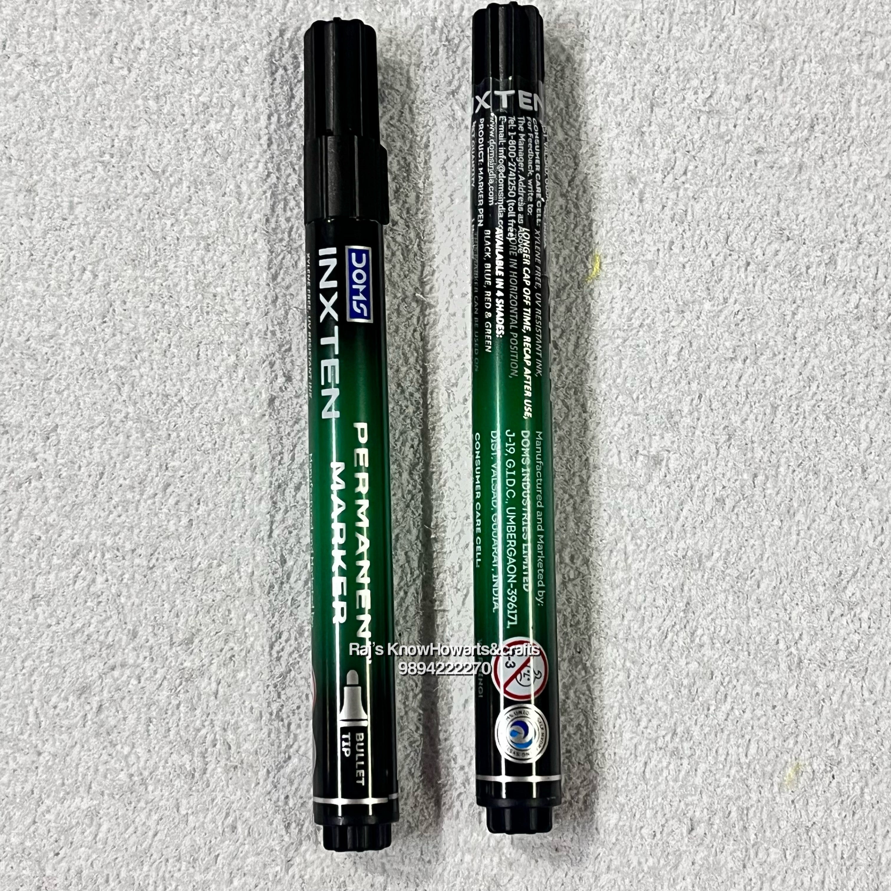 Doms Inxten permanent marker Green - 2 pc