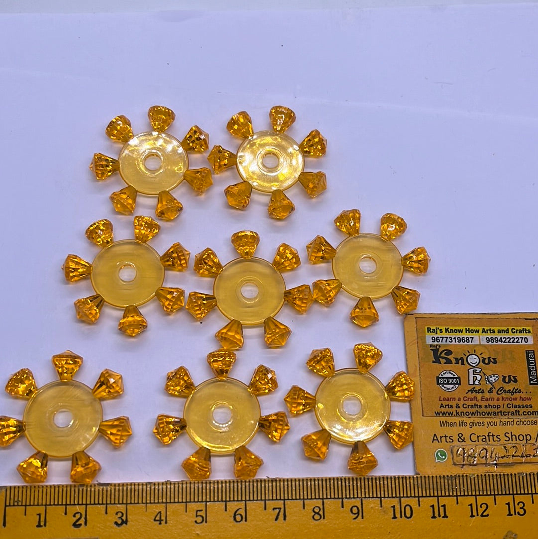 Star acrylic beads  100 g 7