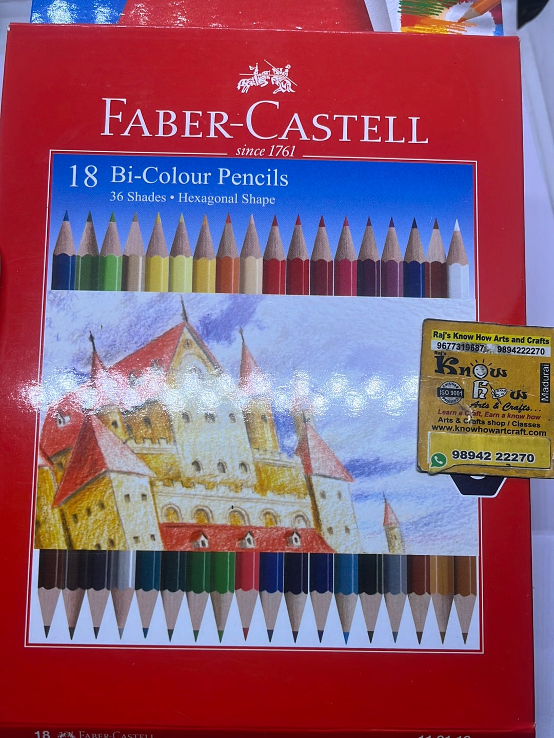 Faber castell 18 Bi colour pencils