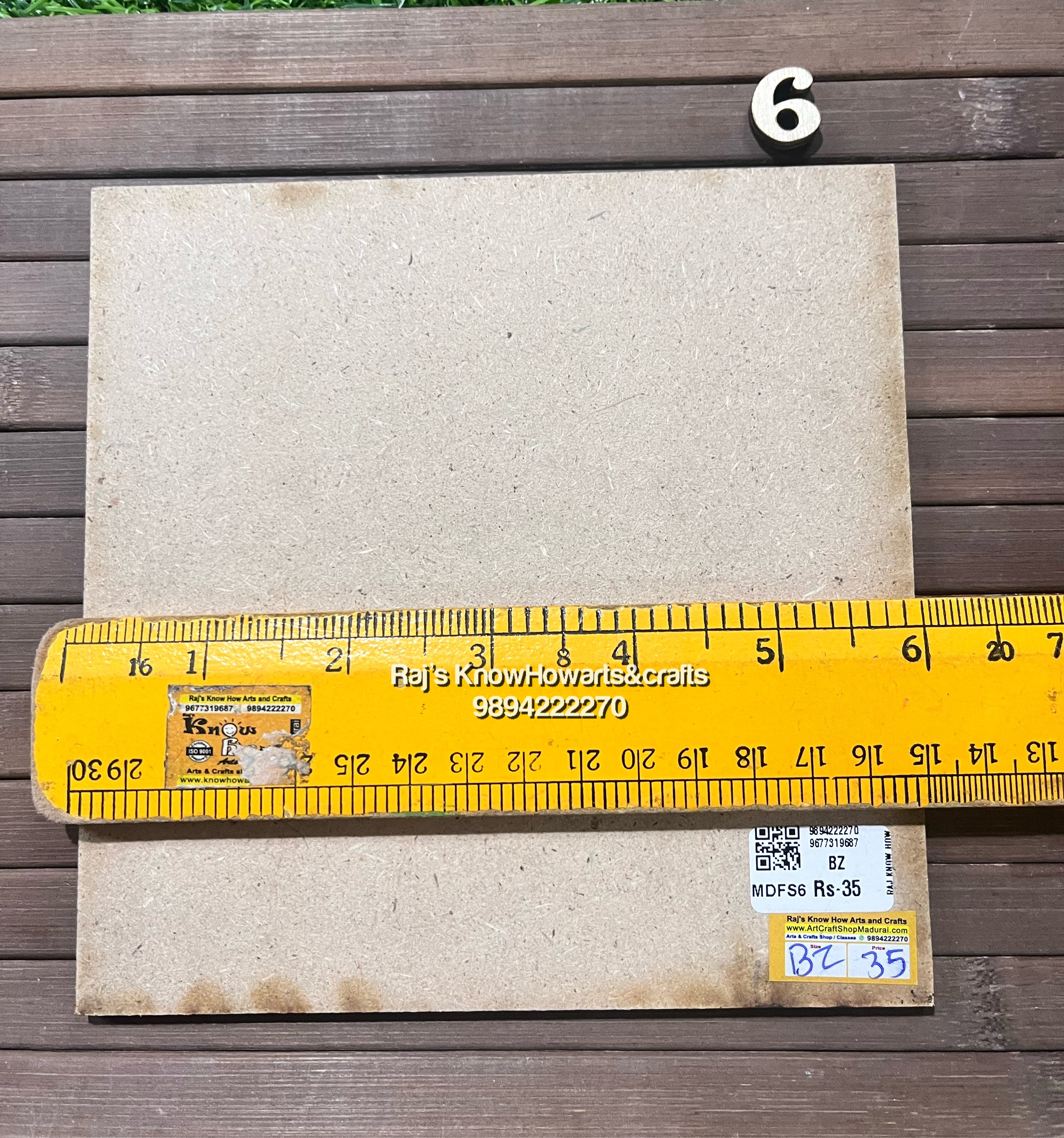 MDF SQUARE 6 -MDFS6