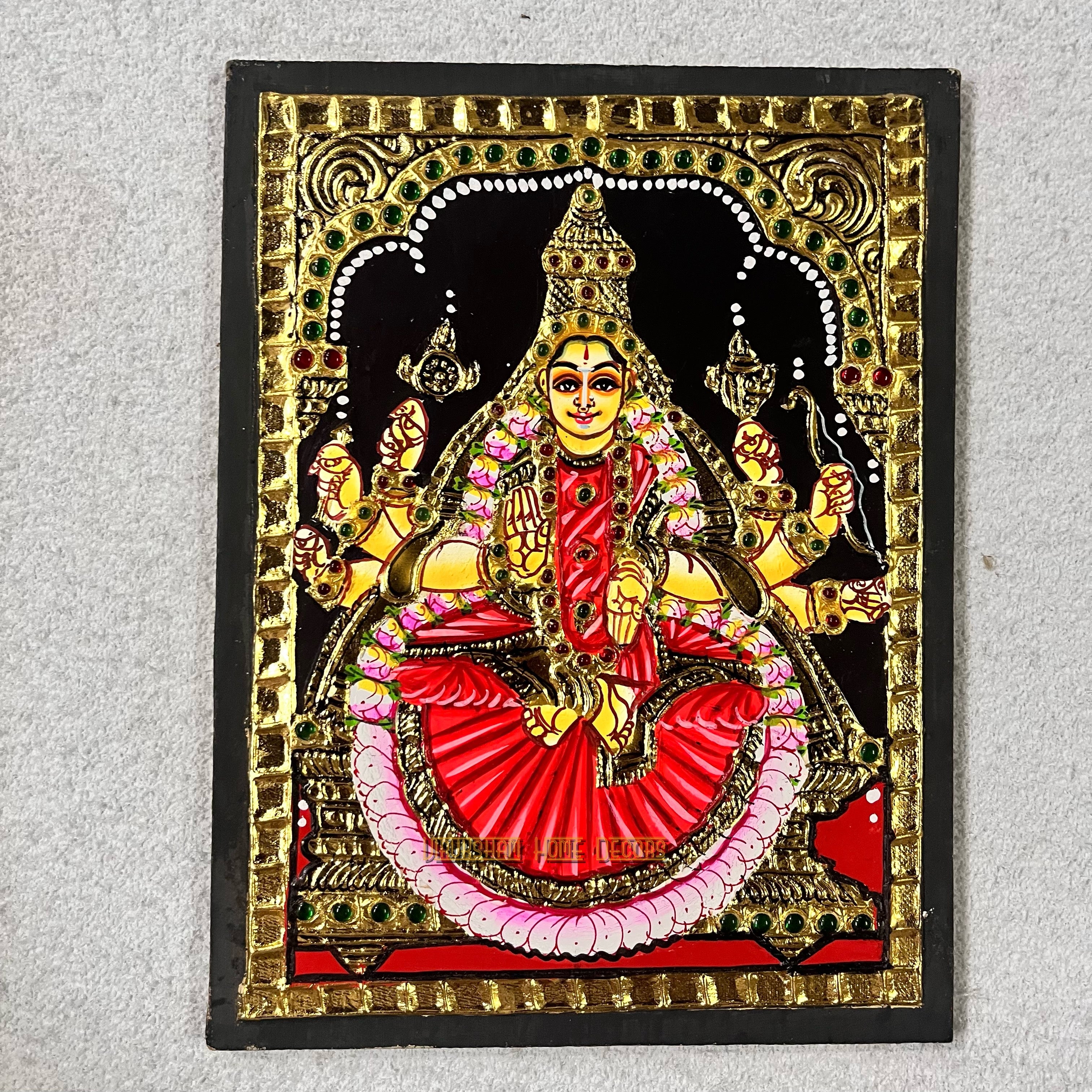 Ashtalakshmi set Coloured Tanjore paintings