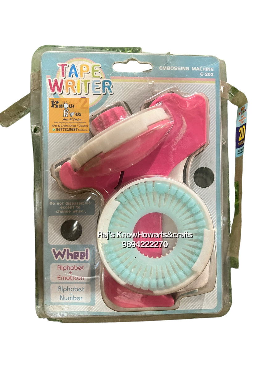 Tab Writer Machine Tape Writer machine – KnowHowArtCraft