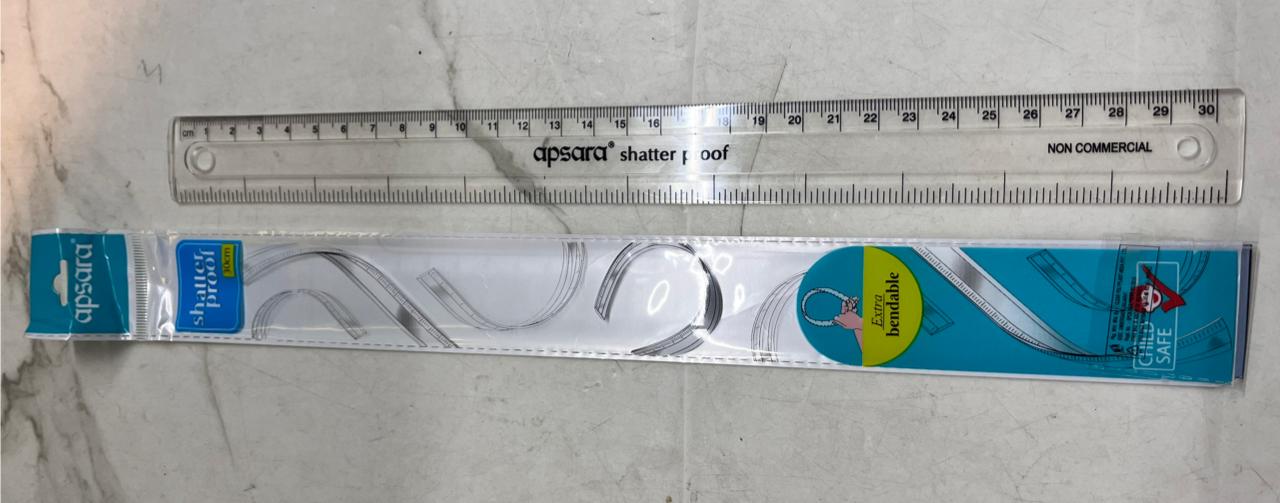 Shatterproof Scale Apsara shatter proof Scale 10 Pieces in 1 Box -6563 – KnowHowArtCraft
