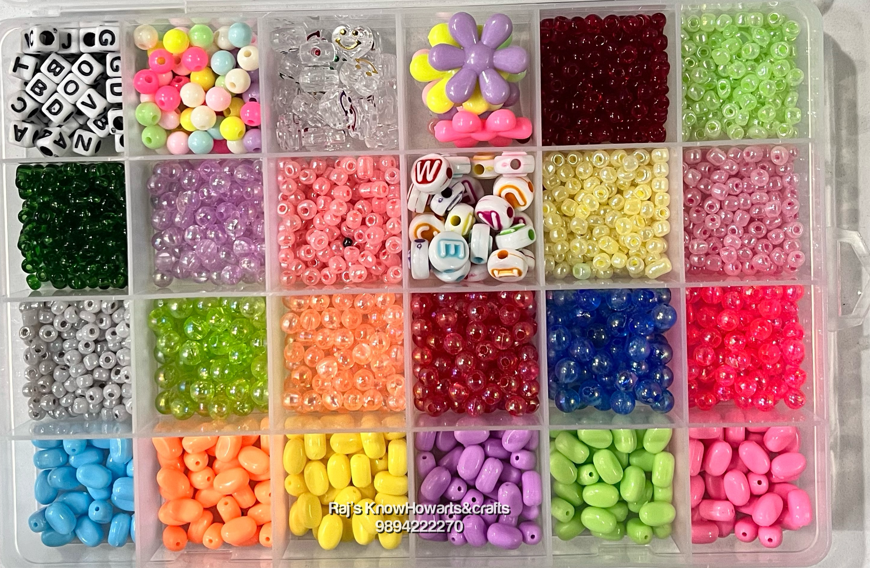 Neon Bracelet beads kit