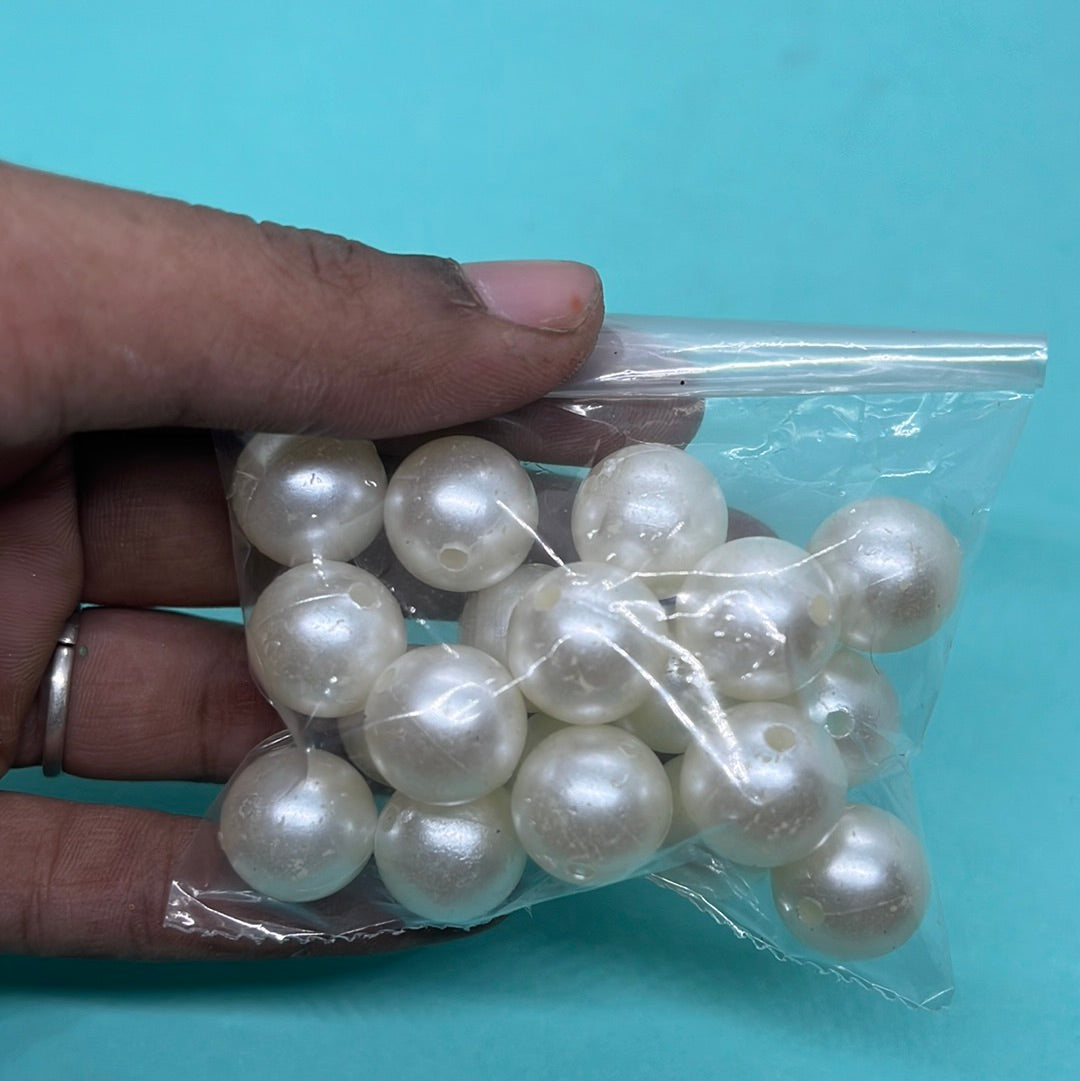 14mm Round  Pearl   25 g