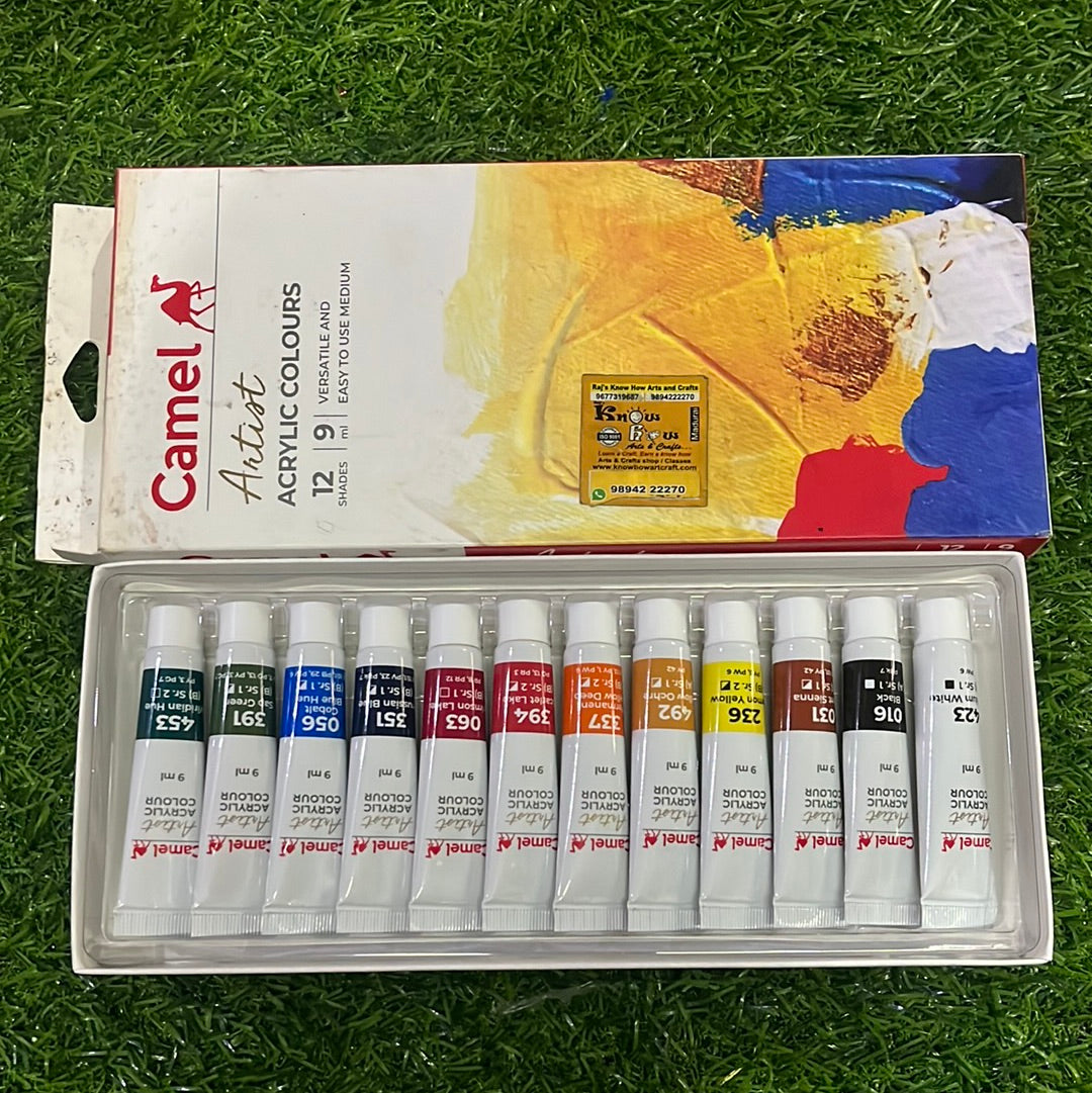 9ml Camlin Artist range acrylic colours