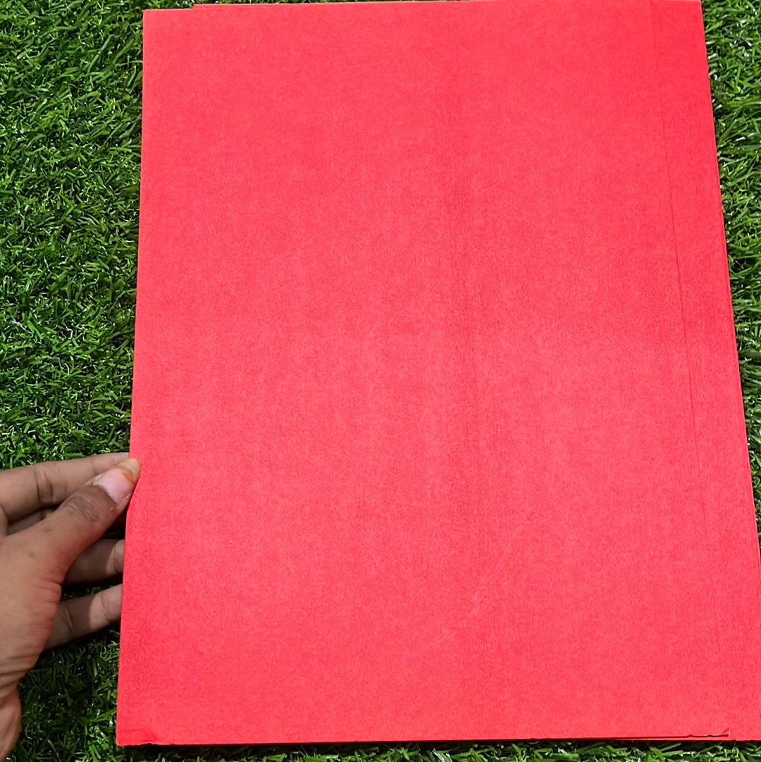 Red Decorations Color Design paper A4 sheet paper