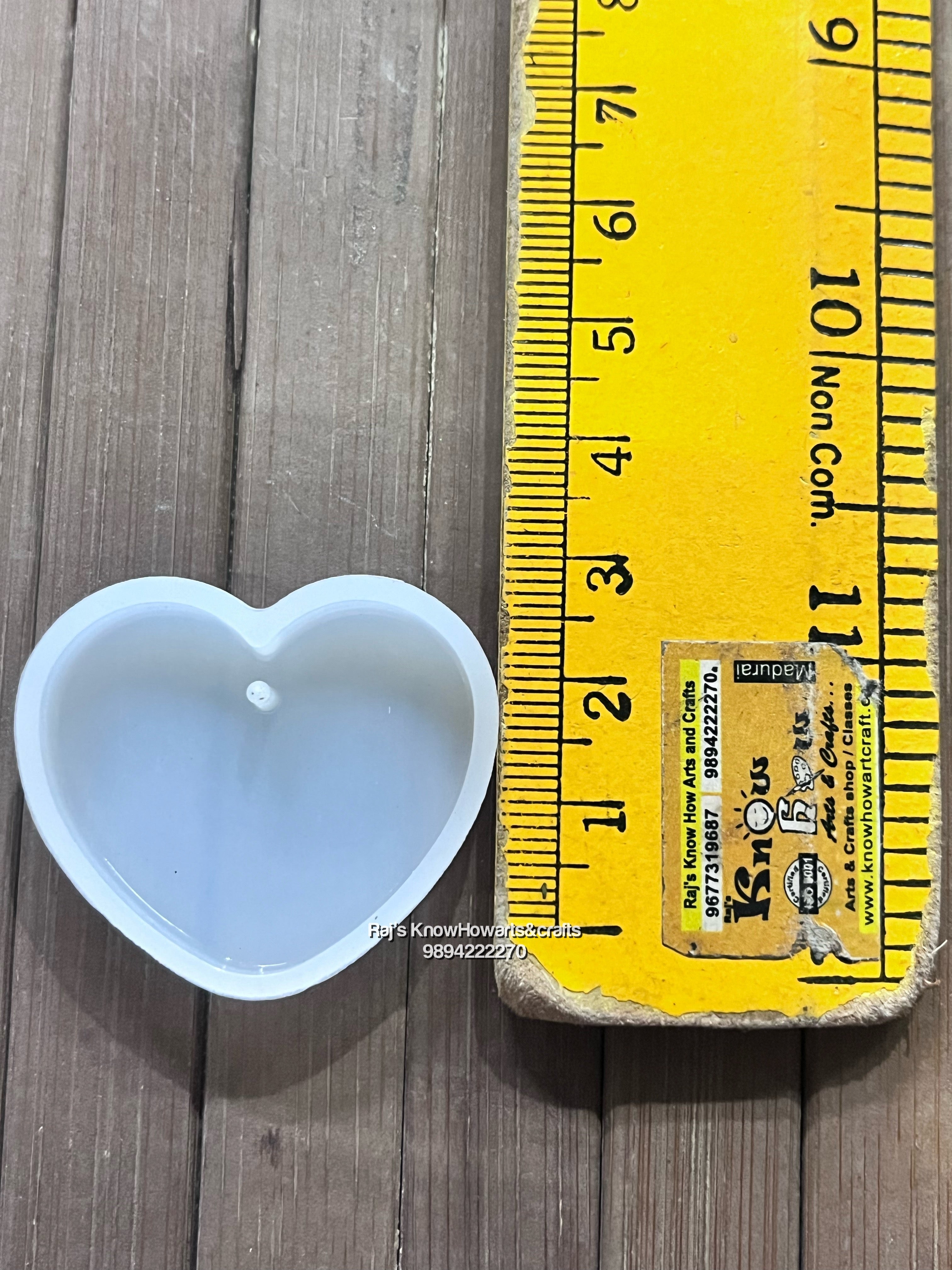 Heart resin mold