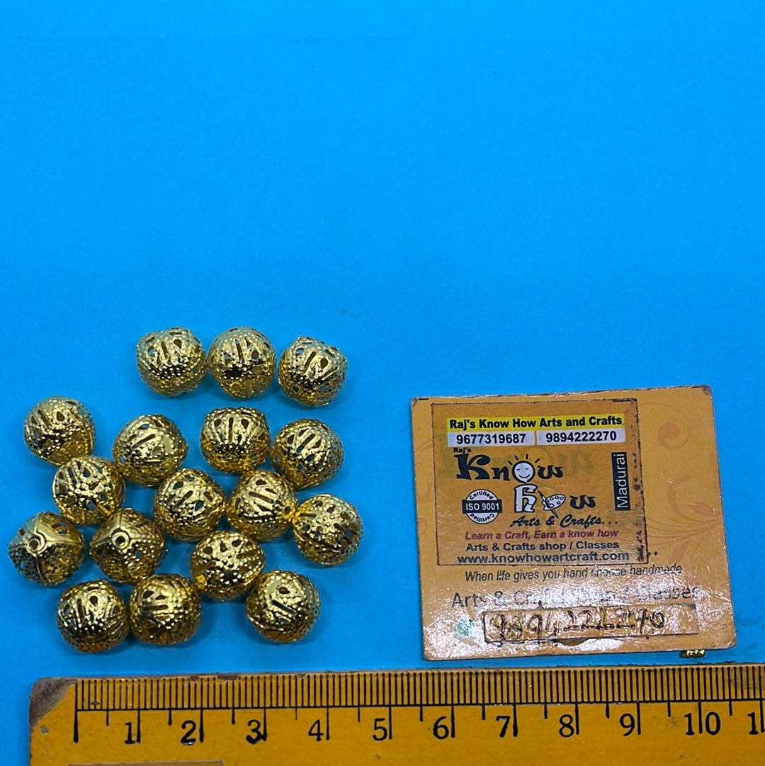 Acrylic brass metal beads more than 25pc