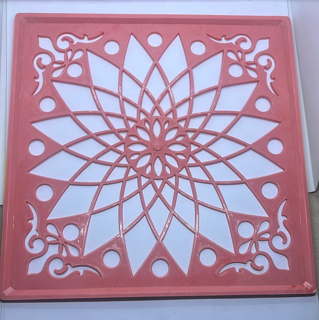 Rangoli stencil design 6 in 1