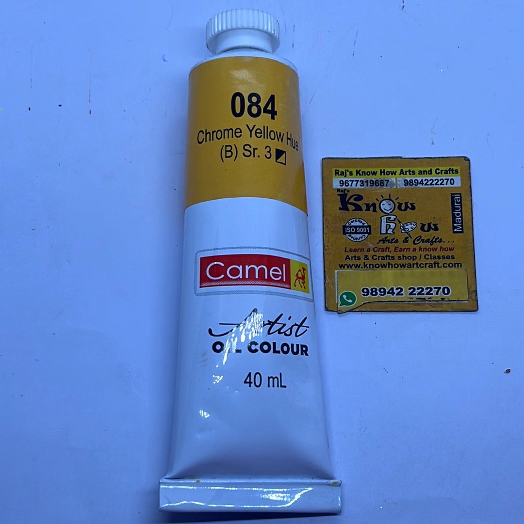 Artist Oil Color chrome yellow  40 ml- 1 tube