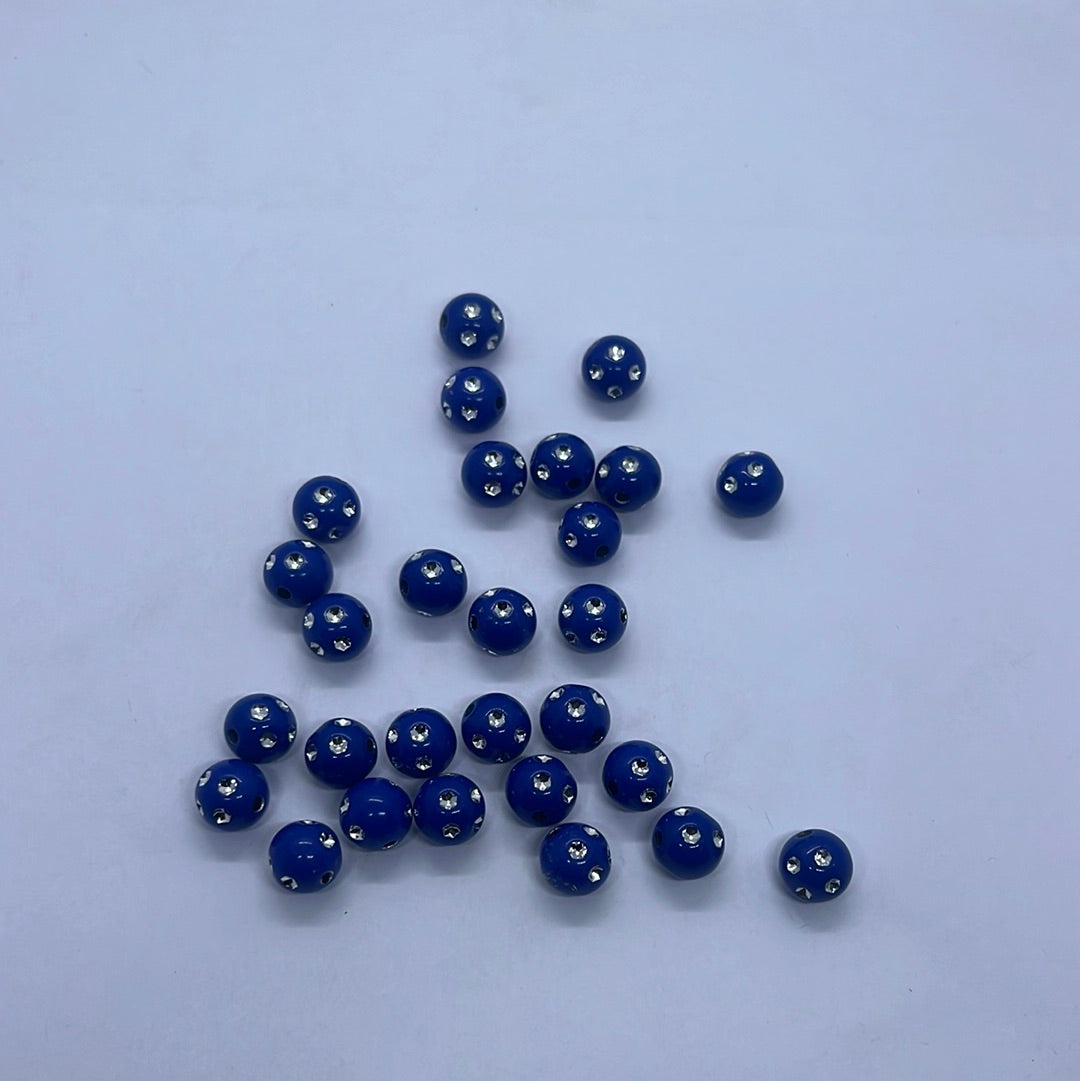 stone Acrylic color beads -50g 5