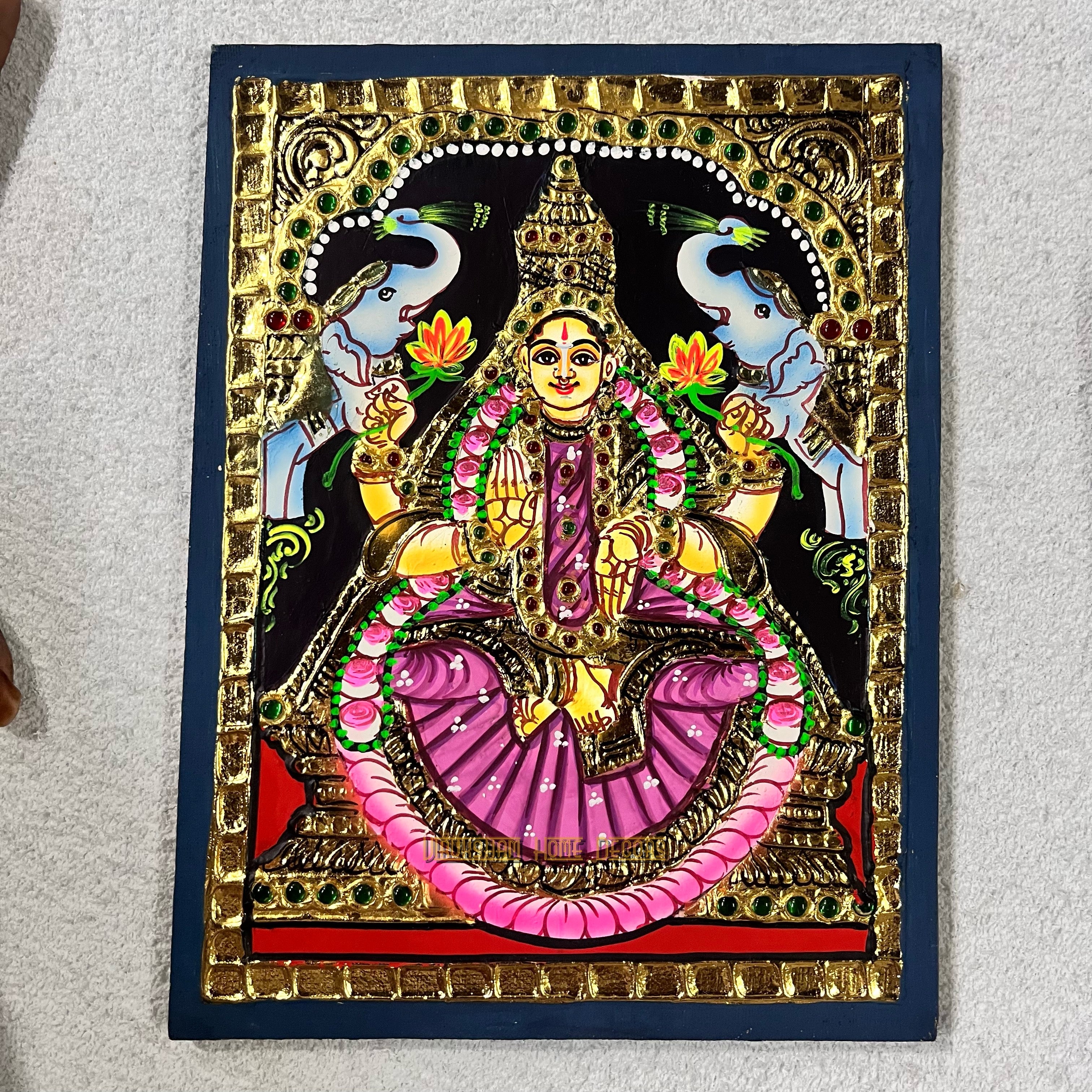 Ashtalakshmi set Coloured Tanjore paintings