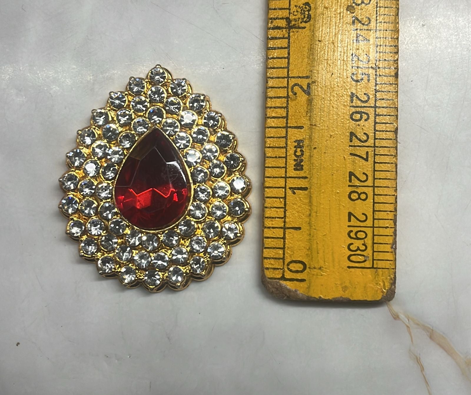 Thilak stone dollar red big goddess jewelry -1pack/ TSDRDB
