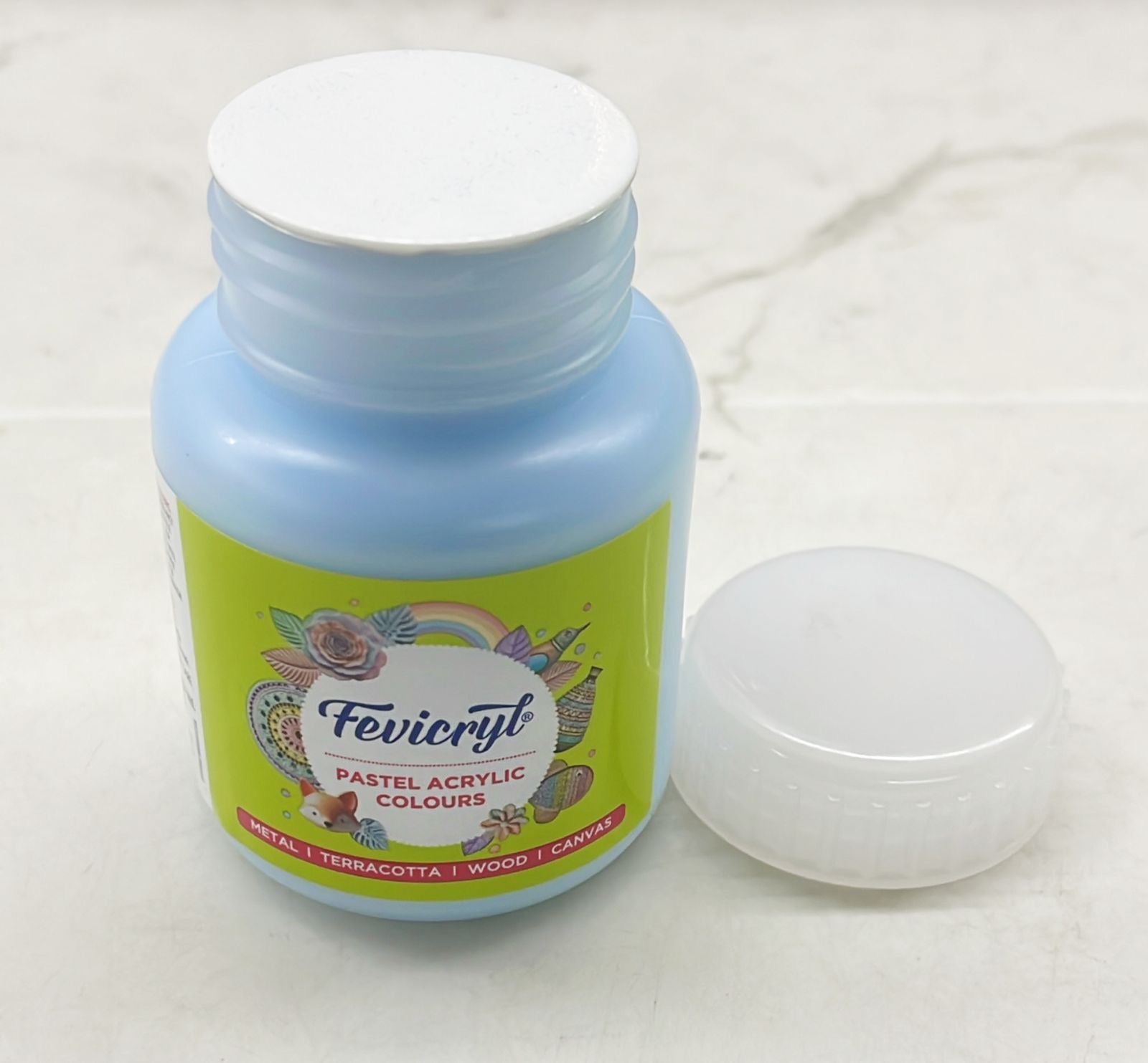 Fevicryl pastel acrylic colours blue joy458 100ml -1pack