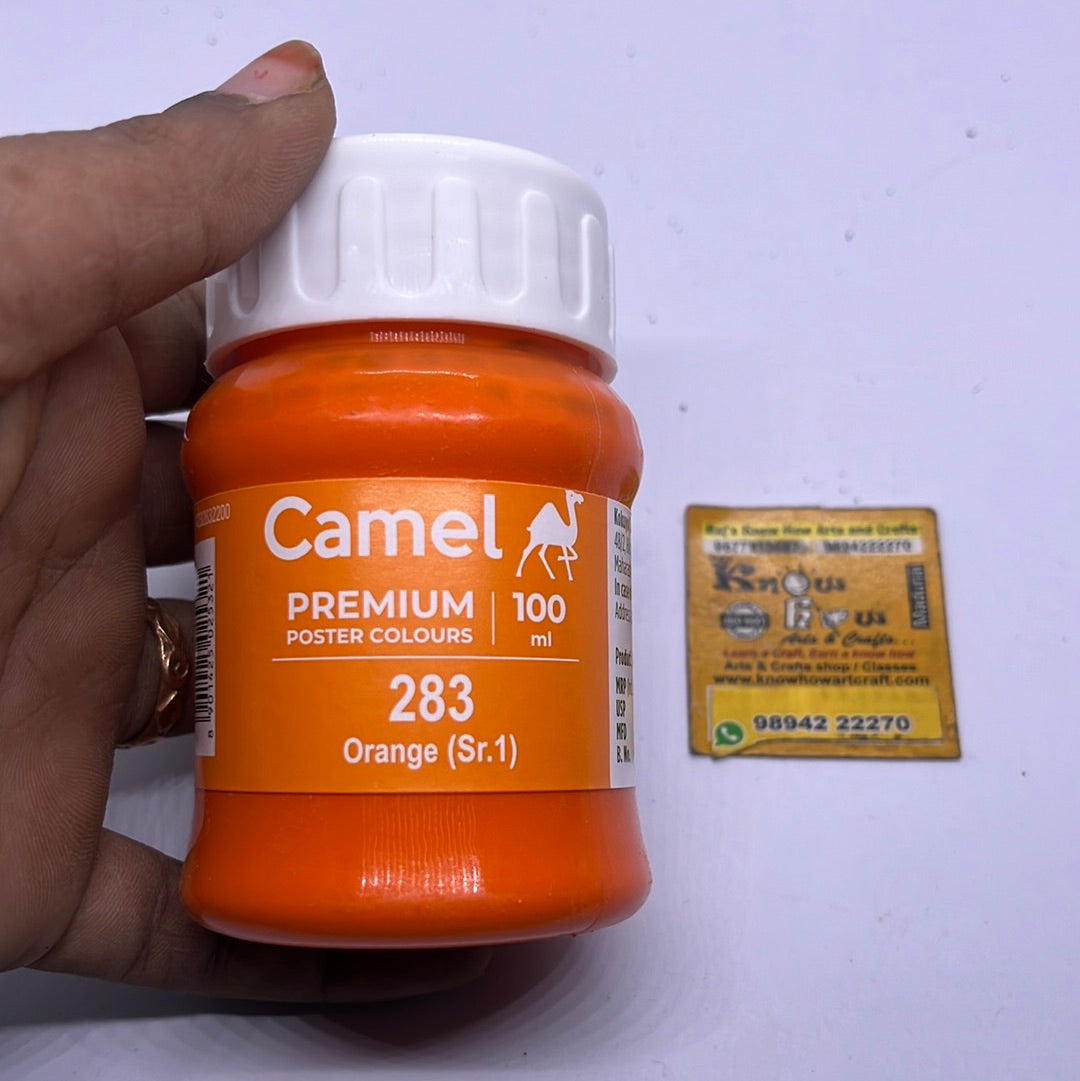 Camel premium poster colours orange 100 ml