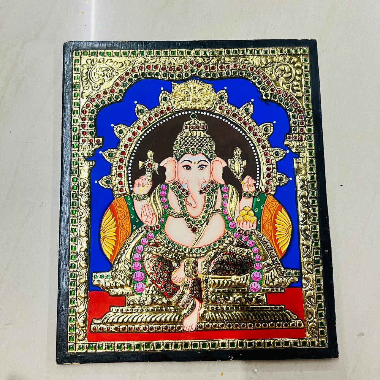 Vinayagar different collection assorted 1pack Tanjore painting 10x12(15days delivery form payment date)