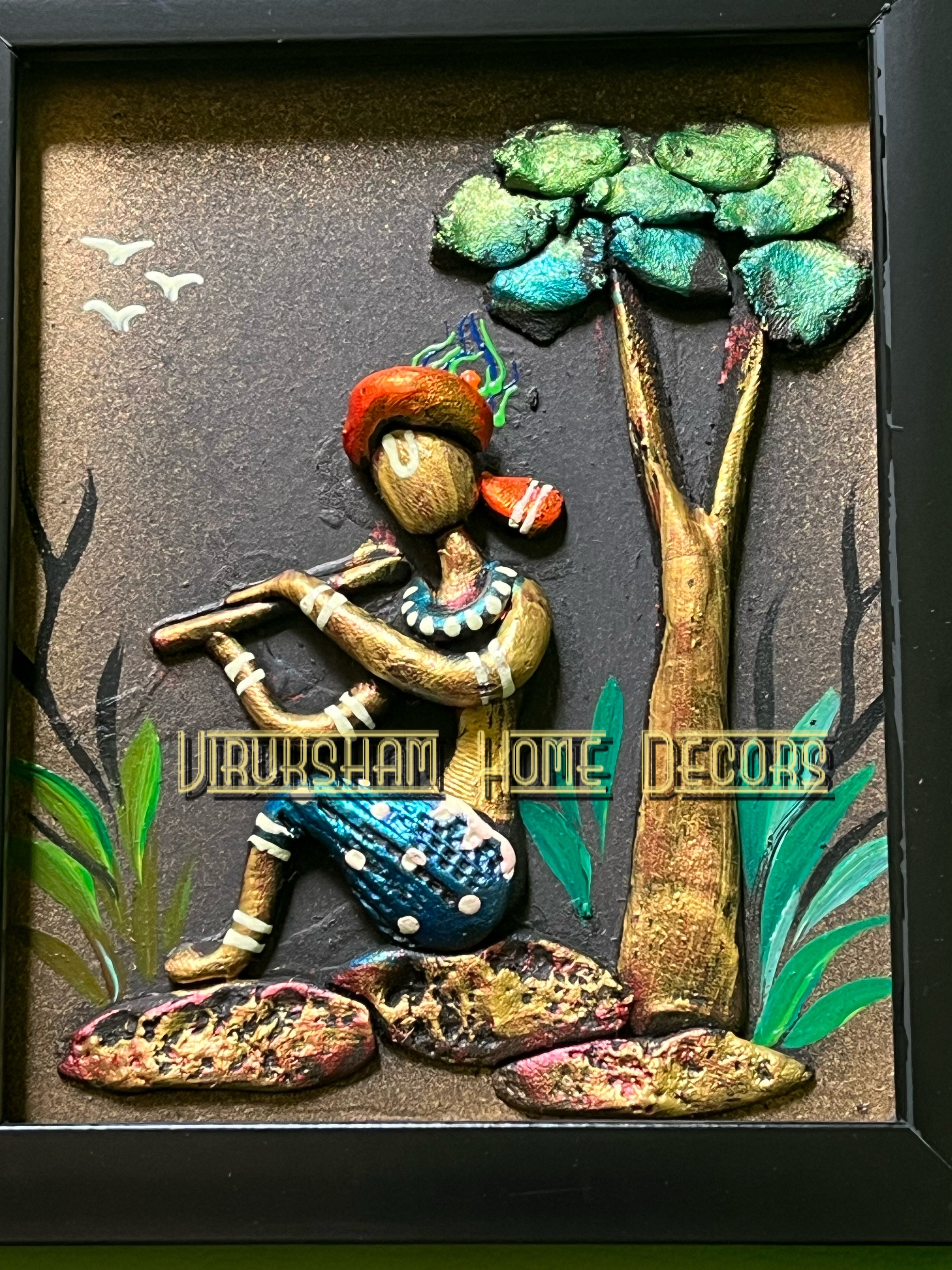 Warlie Tribal Art - 6*7 Inches WCP 505 H