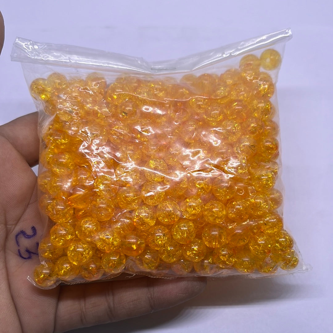 Acrylic  plastic   small beads -100g 4