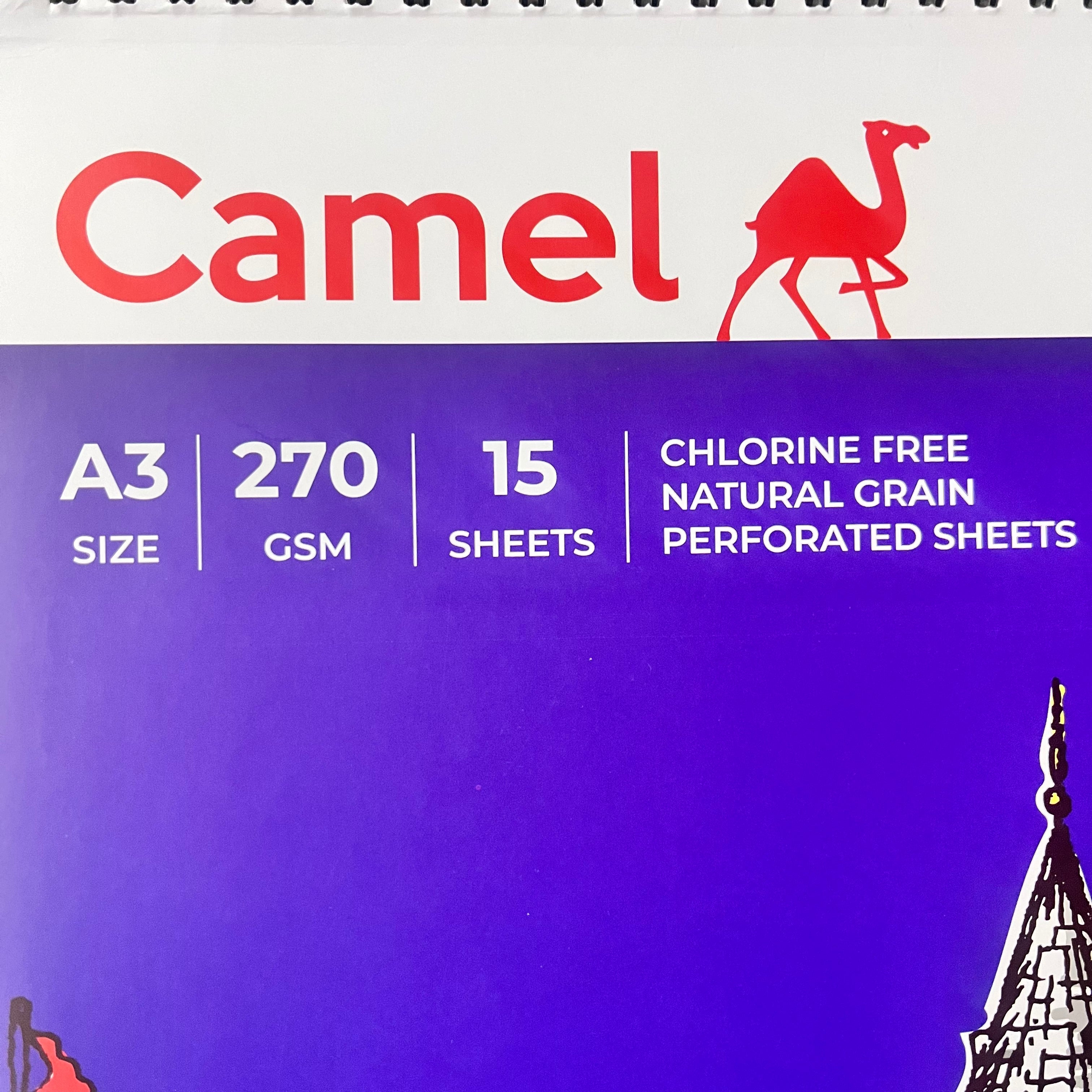 Camel premium sketch book - A3size - 15 sheets