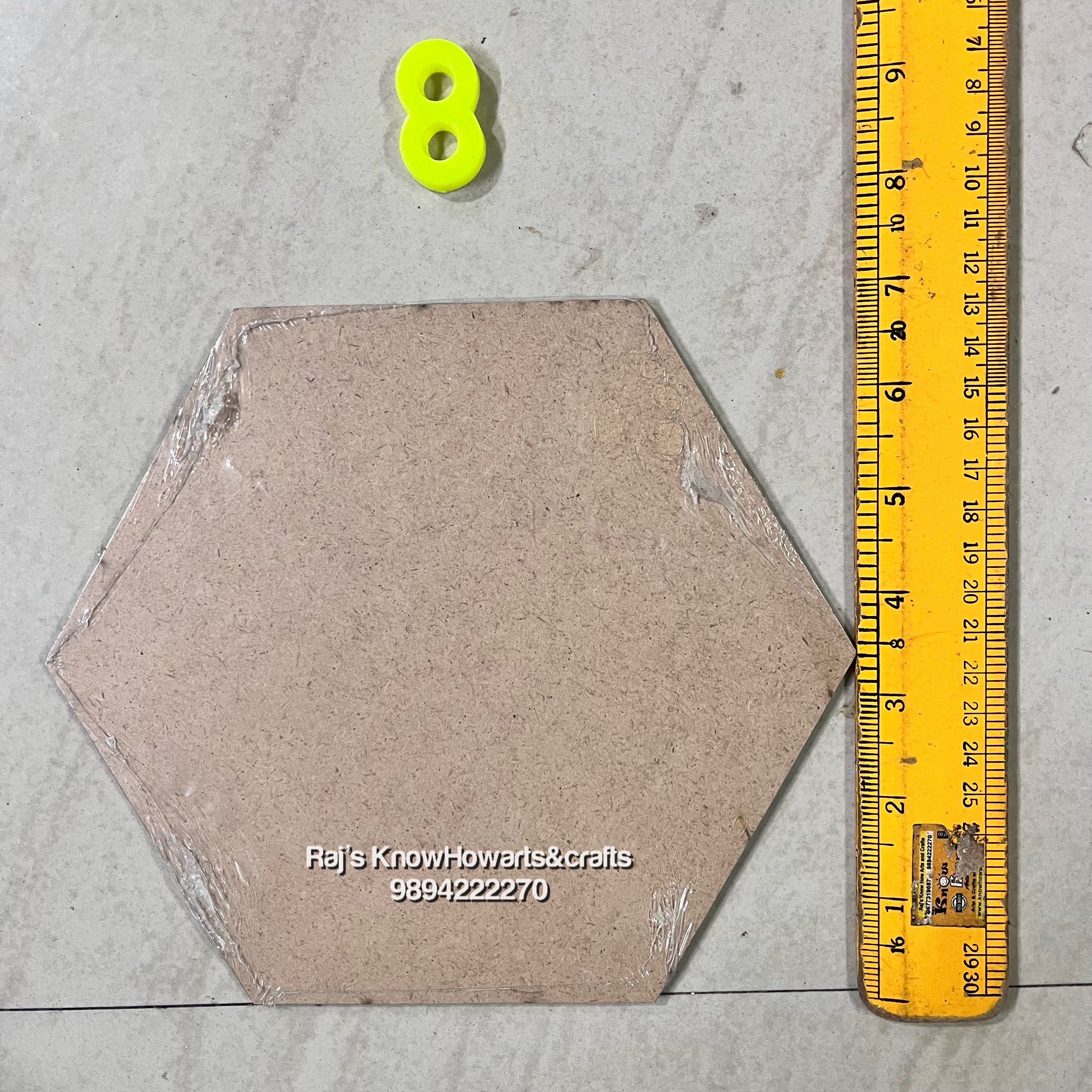 MDF Hexagon 8 inch