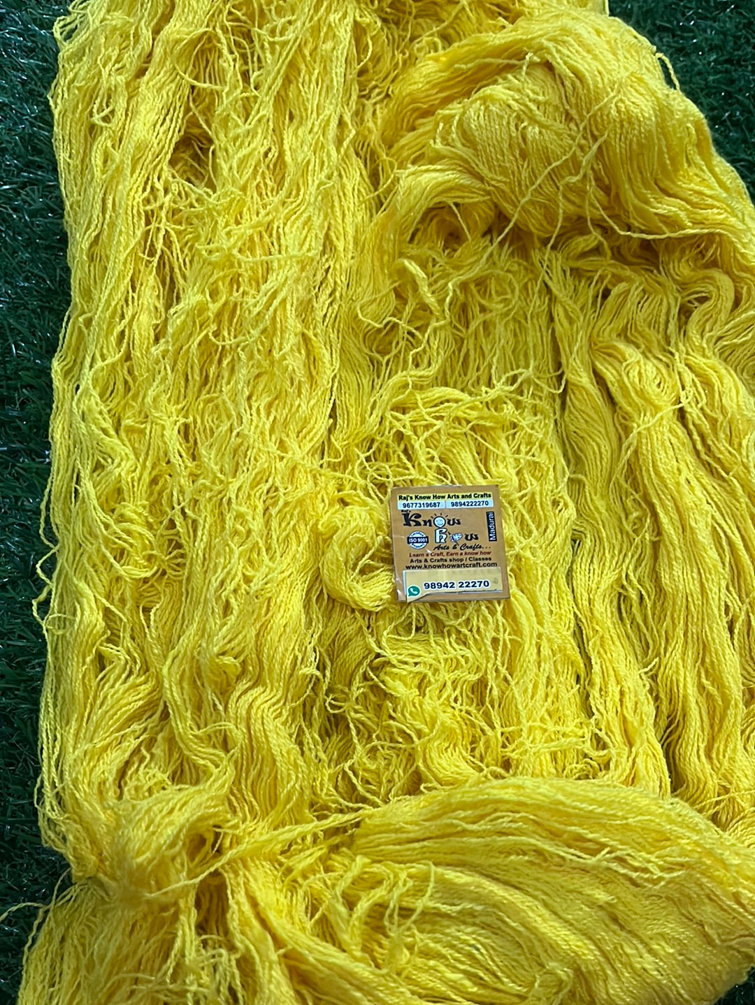 Lemon yellow Woolen thread - 200g