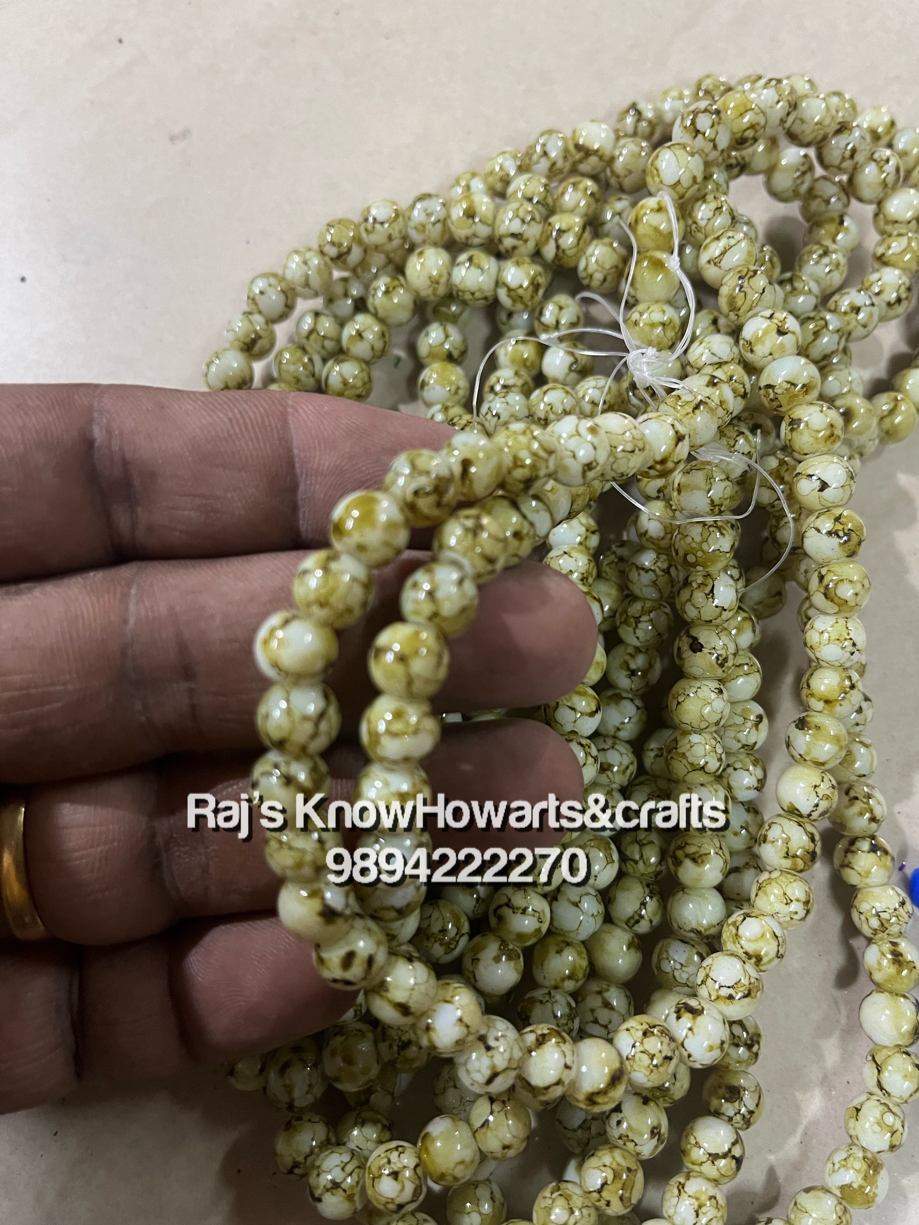 Marble beads - 10