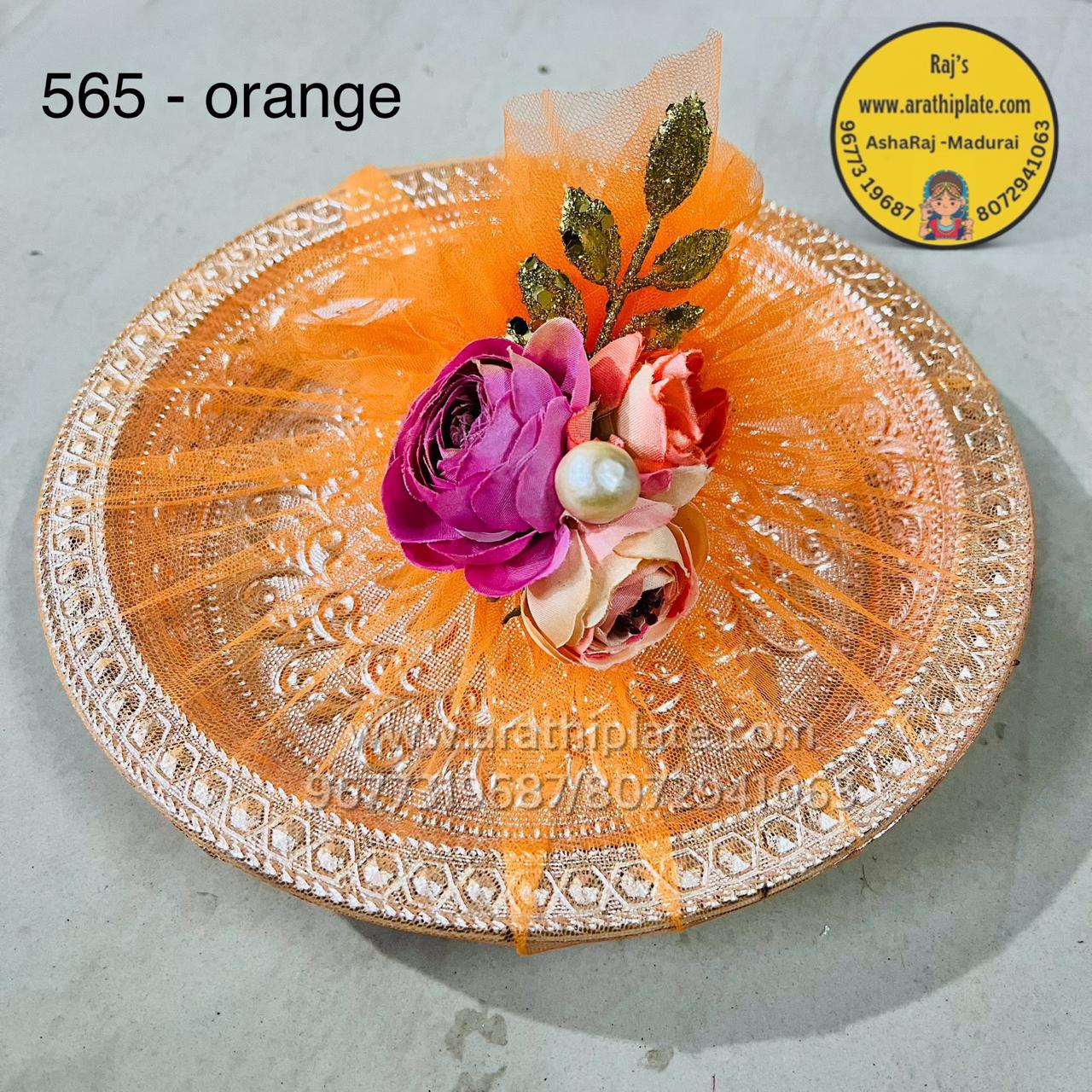 Wrapped trays Orange Shade-16 trays